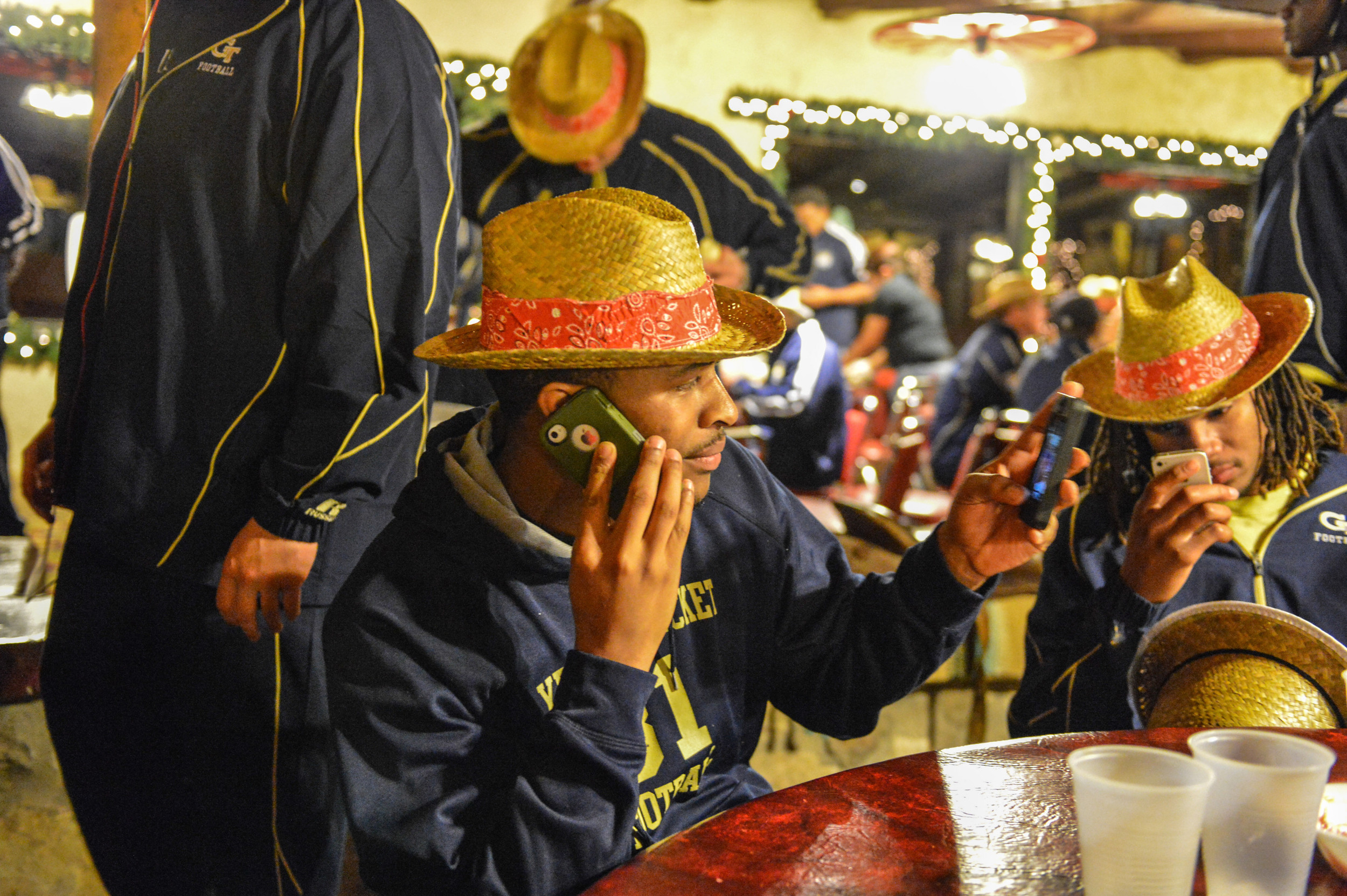 The players enjoyed a delicious steak dinner from Cattleman's Steakhouse in El Paso as part of bowl activities for the 2012 Hyundai Sun Bowl.