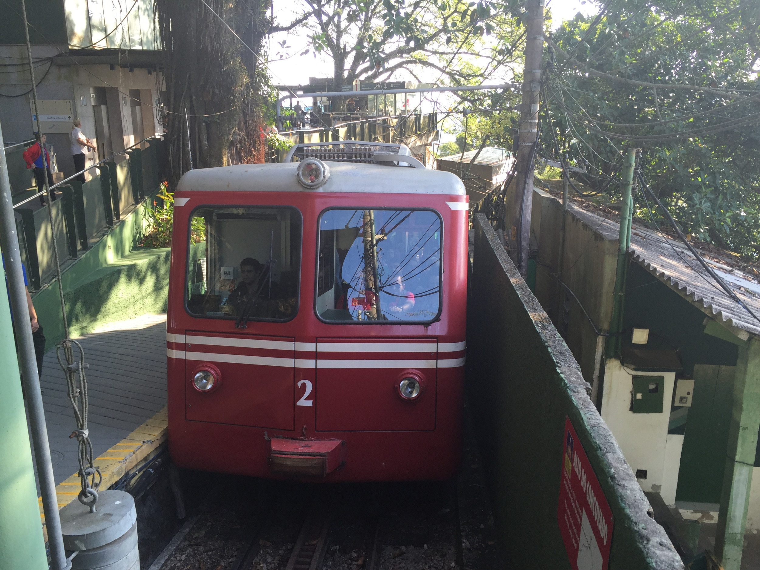 The train we took up and down the mountain