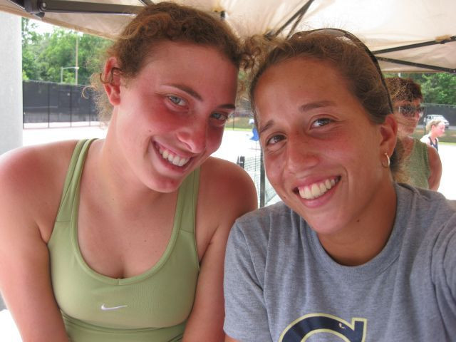 Irina Falconi with Amanda Fink of USC