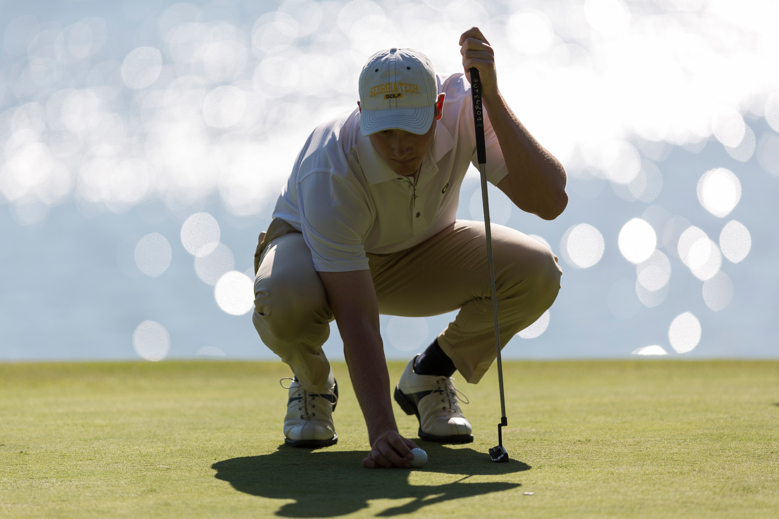 Vincent Whaley during the first round of the United States Collegiate Championship at the Golf Club of Georgia, October 16, 2015