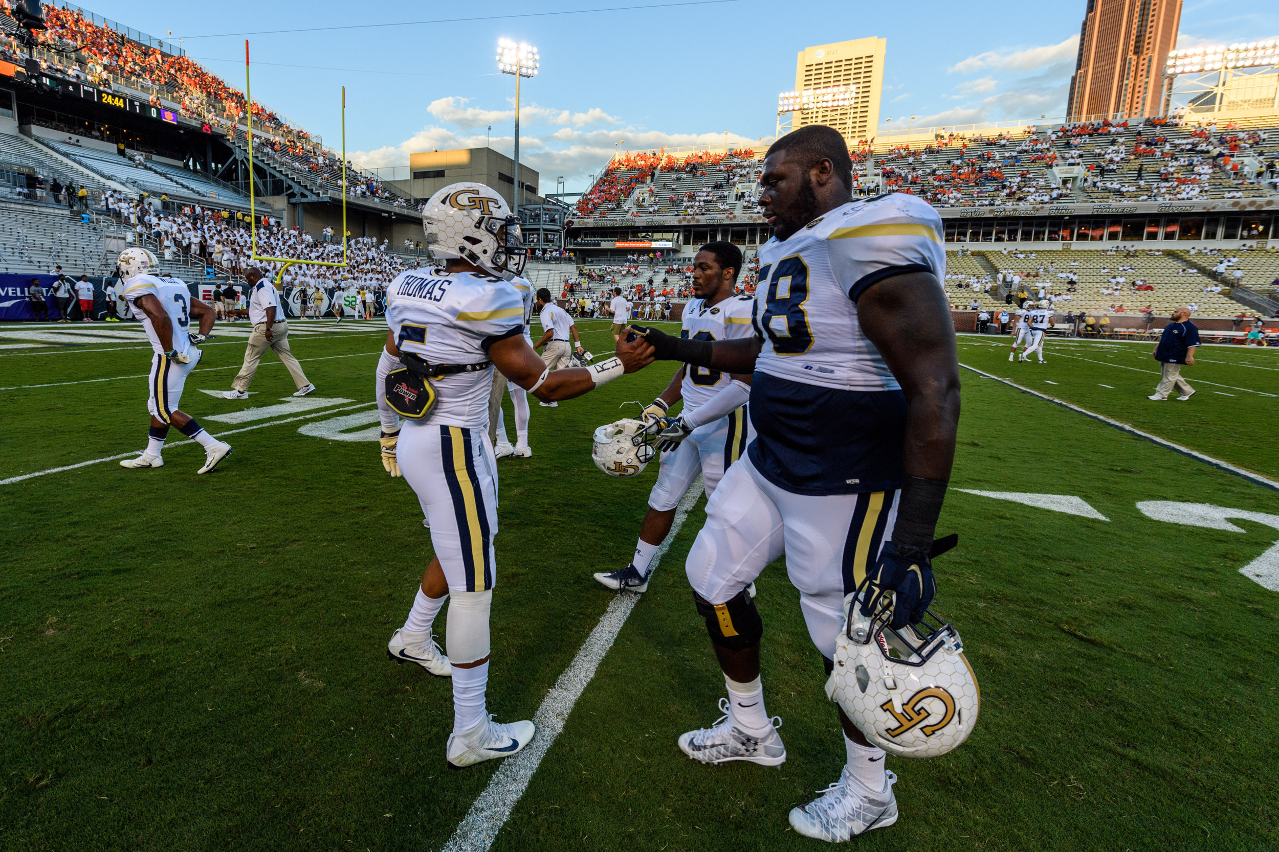 Freddie Burden (58), Justin Thomas (5)