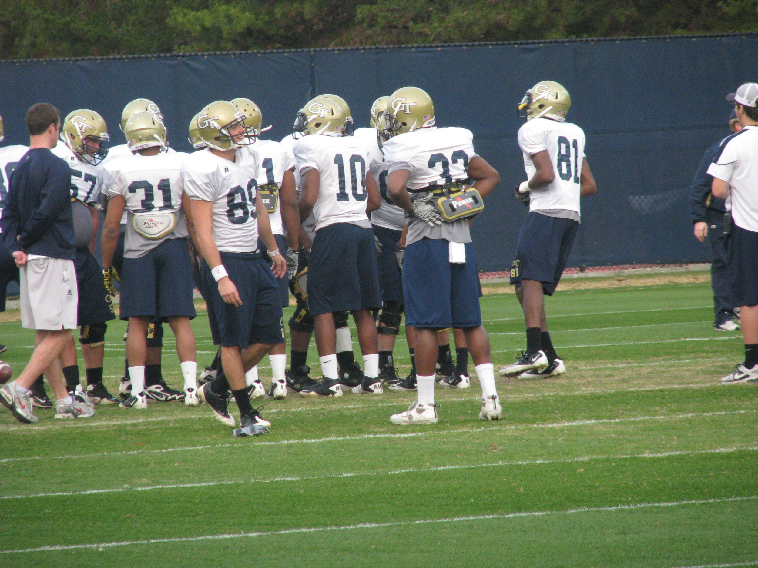 Georgia Tech Bowl Practice - 12/5/11