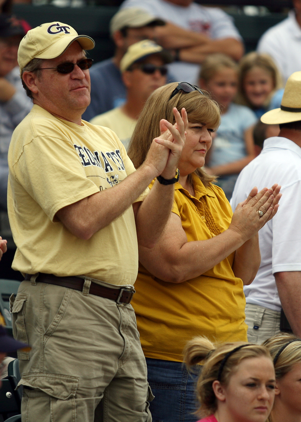 Fans cheer on Georgia Tech