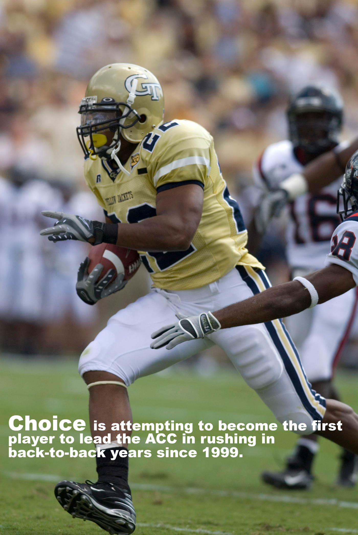 Georgia Tech senior running backTashard Choice is off to a fast start in 2007.
