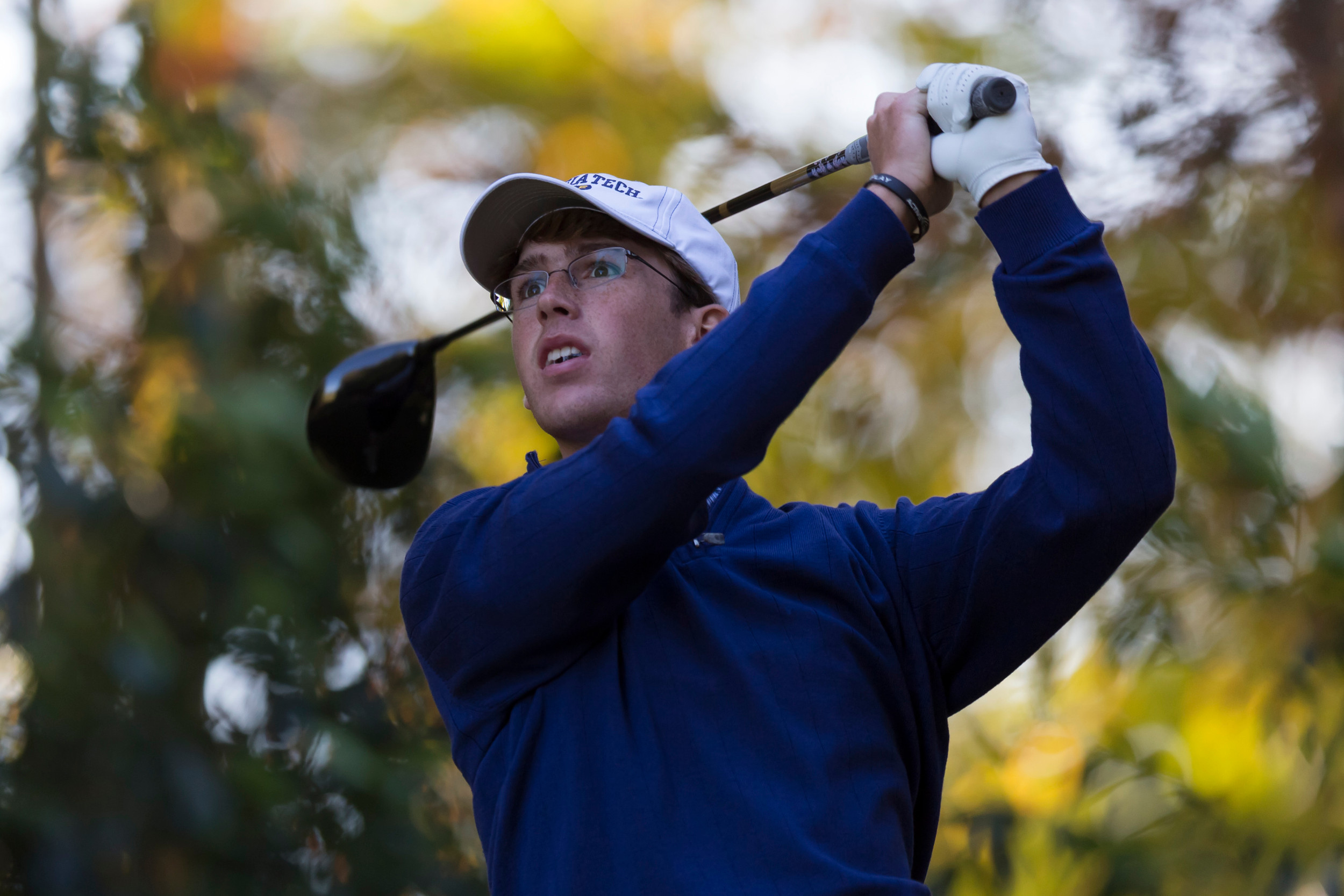 Andy Ogletree during the second round of the Golf Club of Georgia Collegiate, October 22, 2016