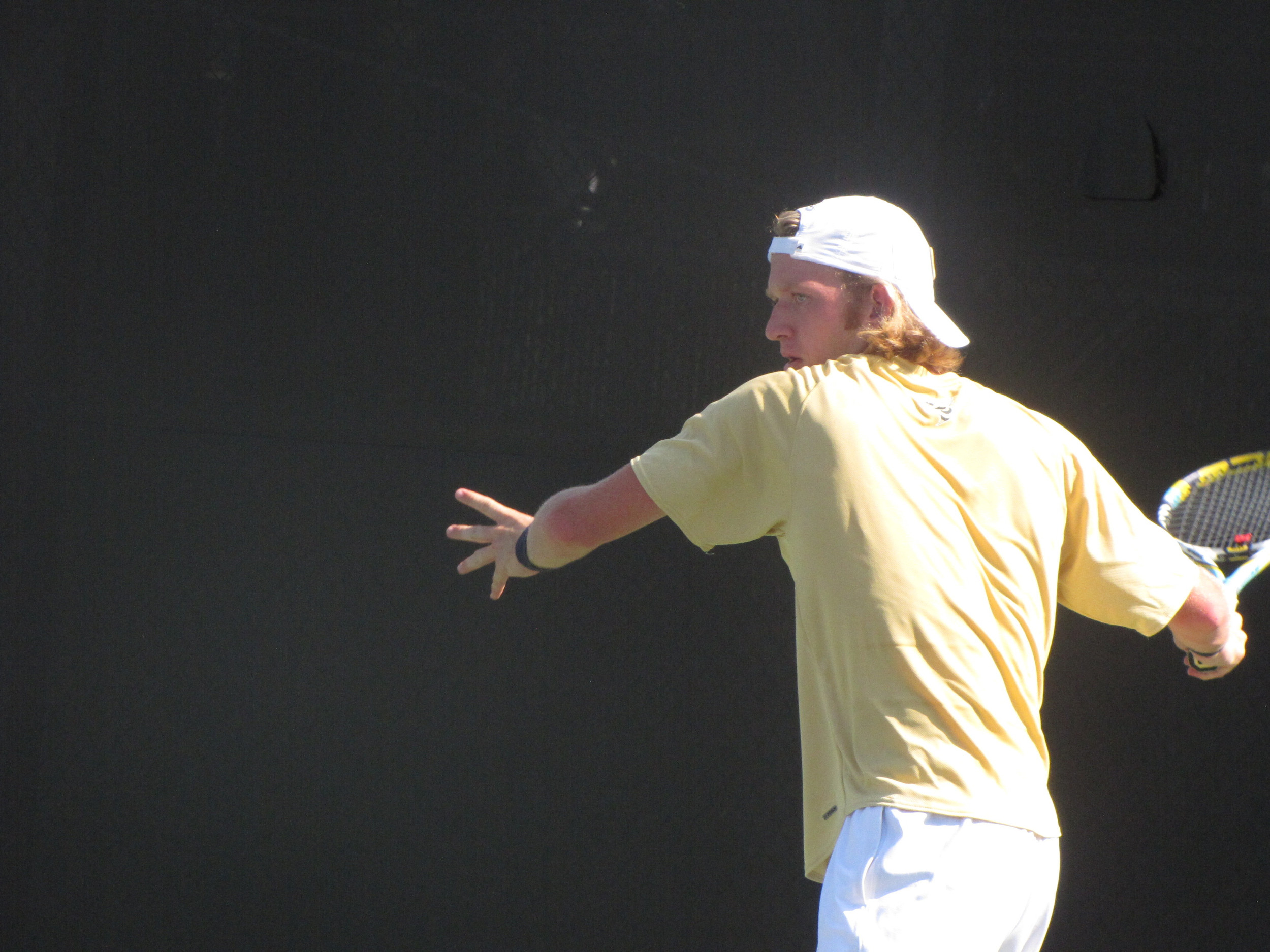 Michael Kay at practice, August 27, 2014