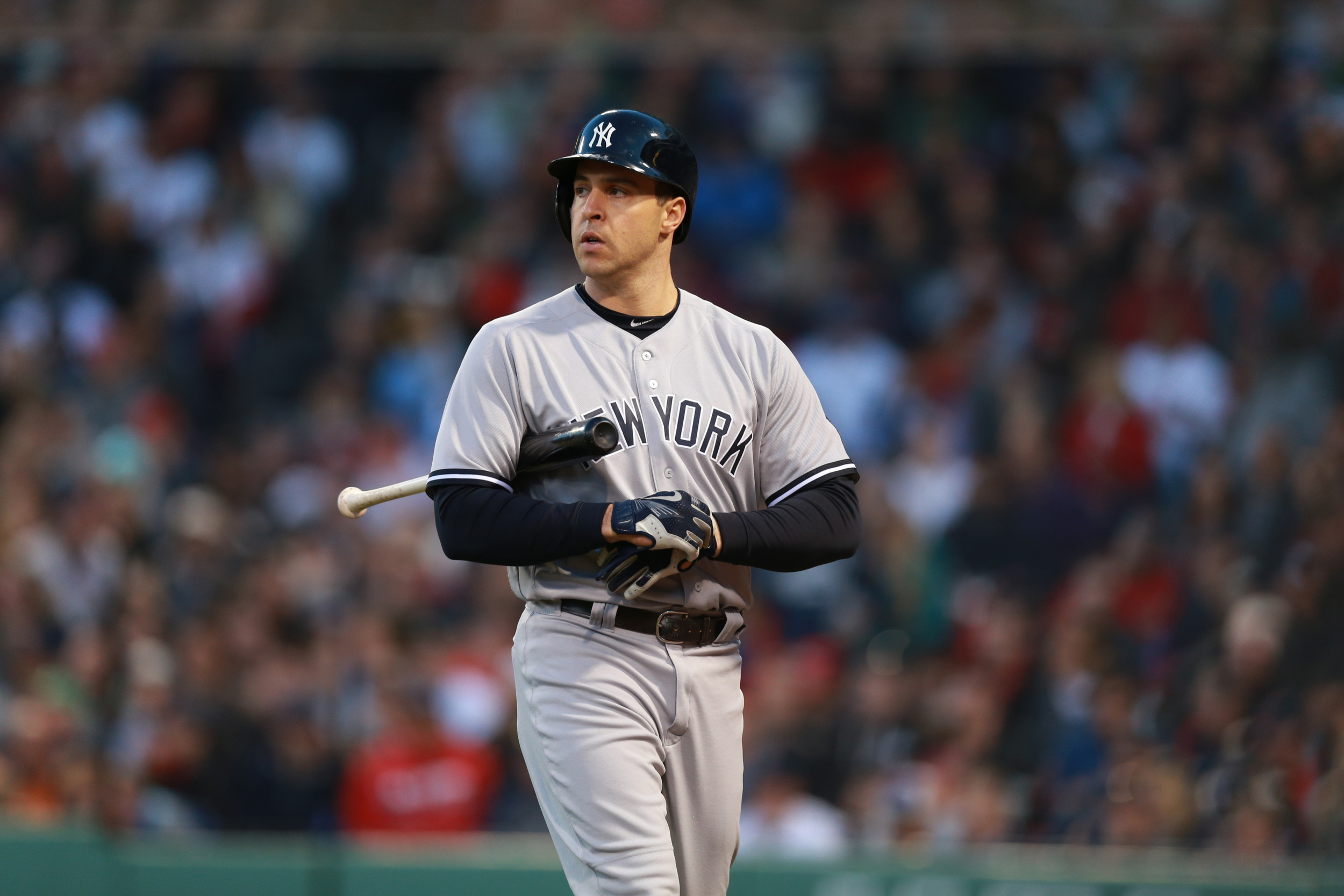 Boston, MA - April 30, 2016 - Fenway Park: Mark Teixeira (25) of the New York Yankees during a regular season game
(Photo by Allen Kee / ESPN Images)