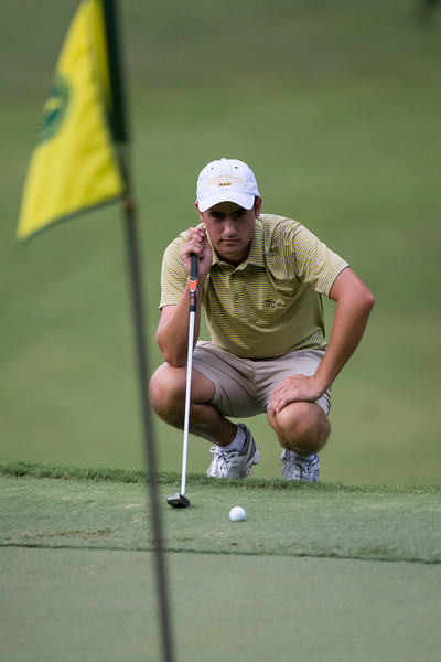 Chris Petefish of Georgia Tech during the first round of the Carpet Capital Collegiate, September 11, 2015