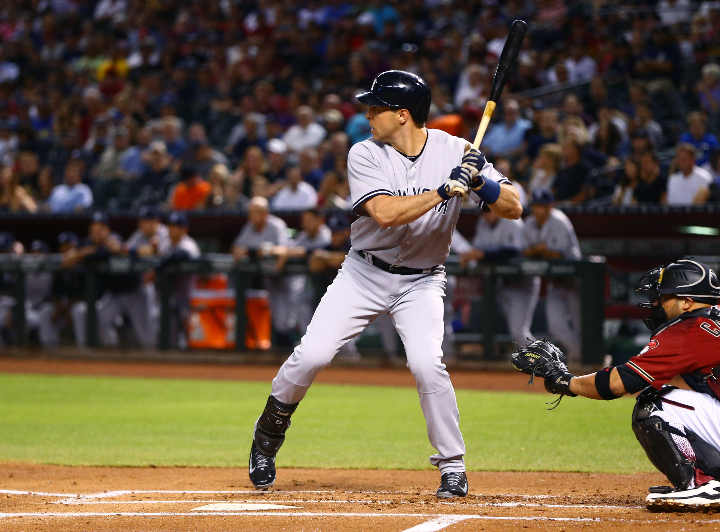 New York Yankees first baseman Mark Teixeira. Credit: Mark J. Rebilas-USA TODAY Sports