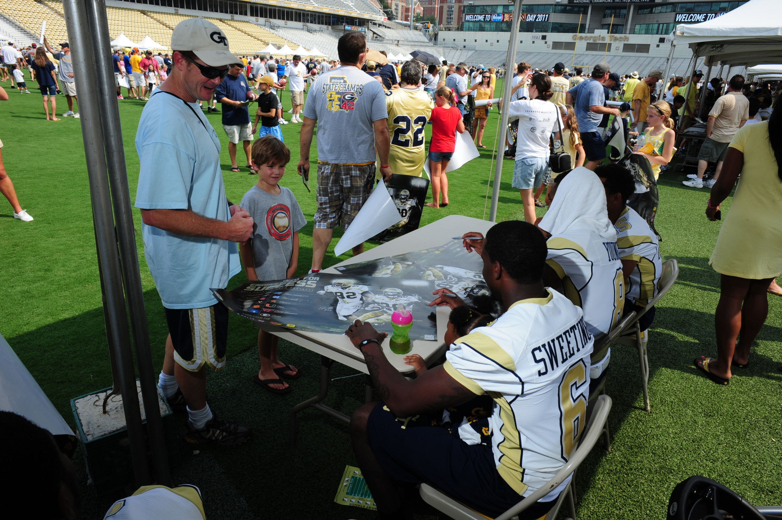 Georgia Tech Fan DayAugust 6, 2011Bobby Dodd StadiumAtlanta, GAPhoto by LensEffects