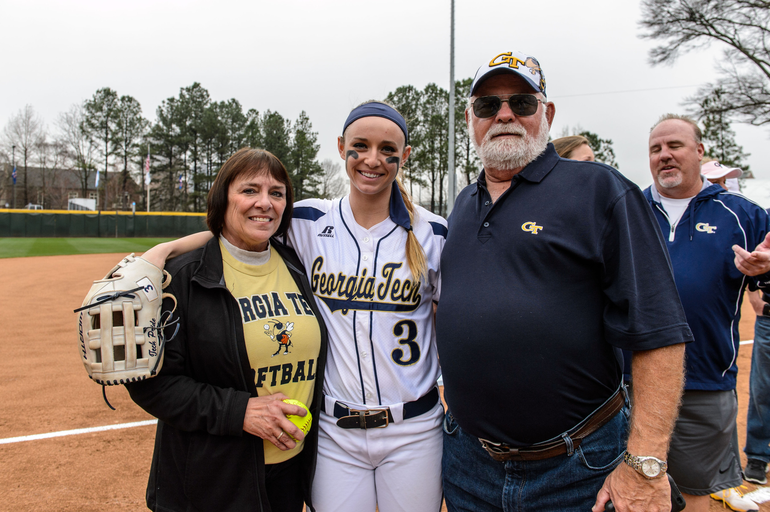 Katie Johnsky (3) and family