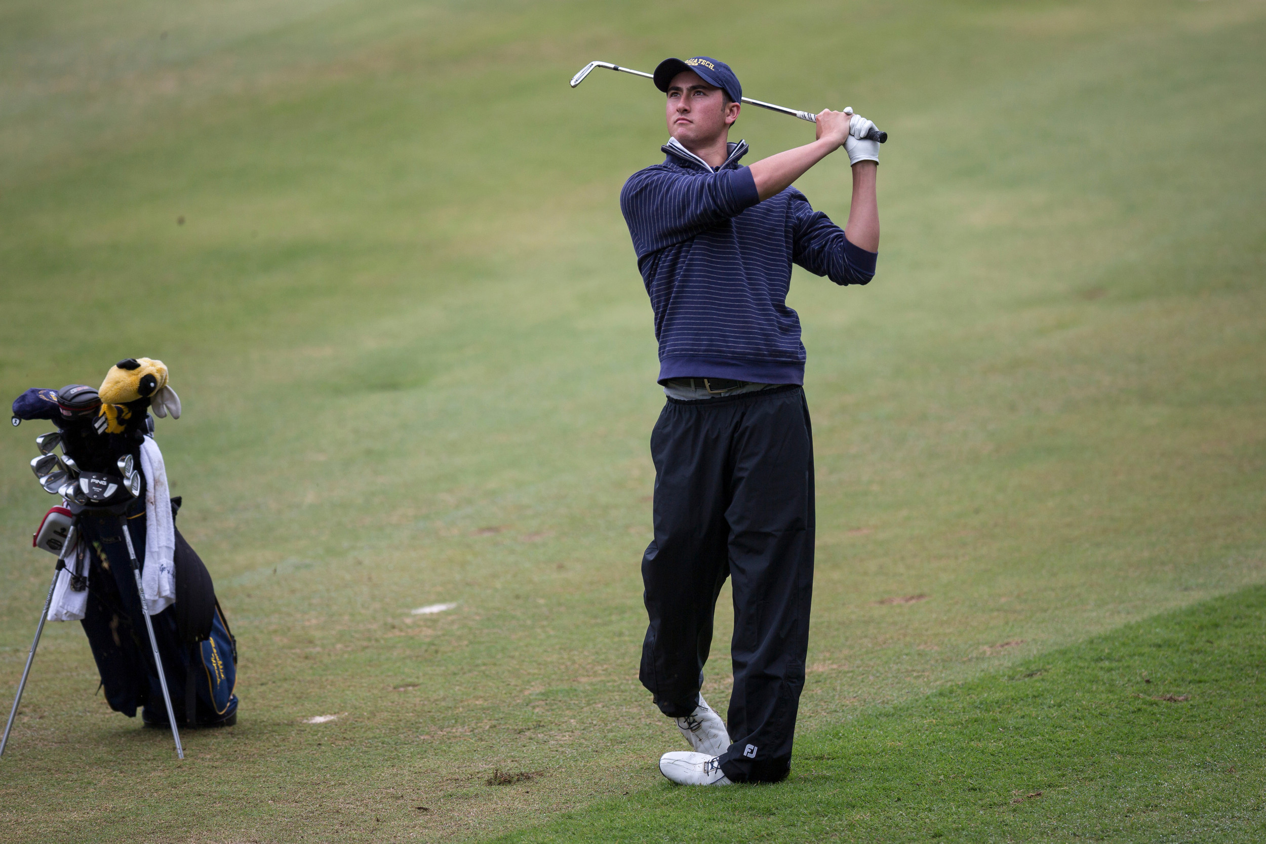 Chris Petefish during the final round of the ACC Golf Championship, April 26, 2015, Old North State Club, New London, N.C.