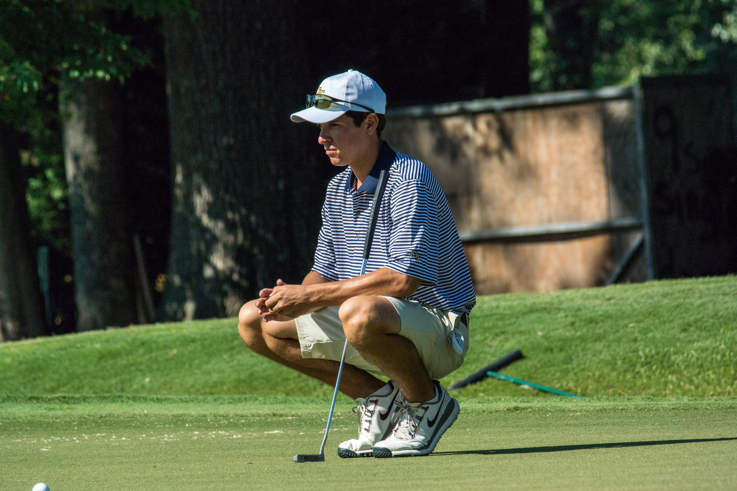 Jacob Joiner during a team qualifying round at East Lake Golf Club, August 28, 2014