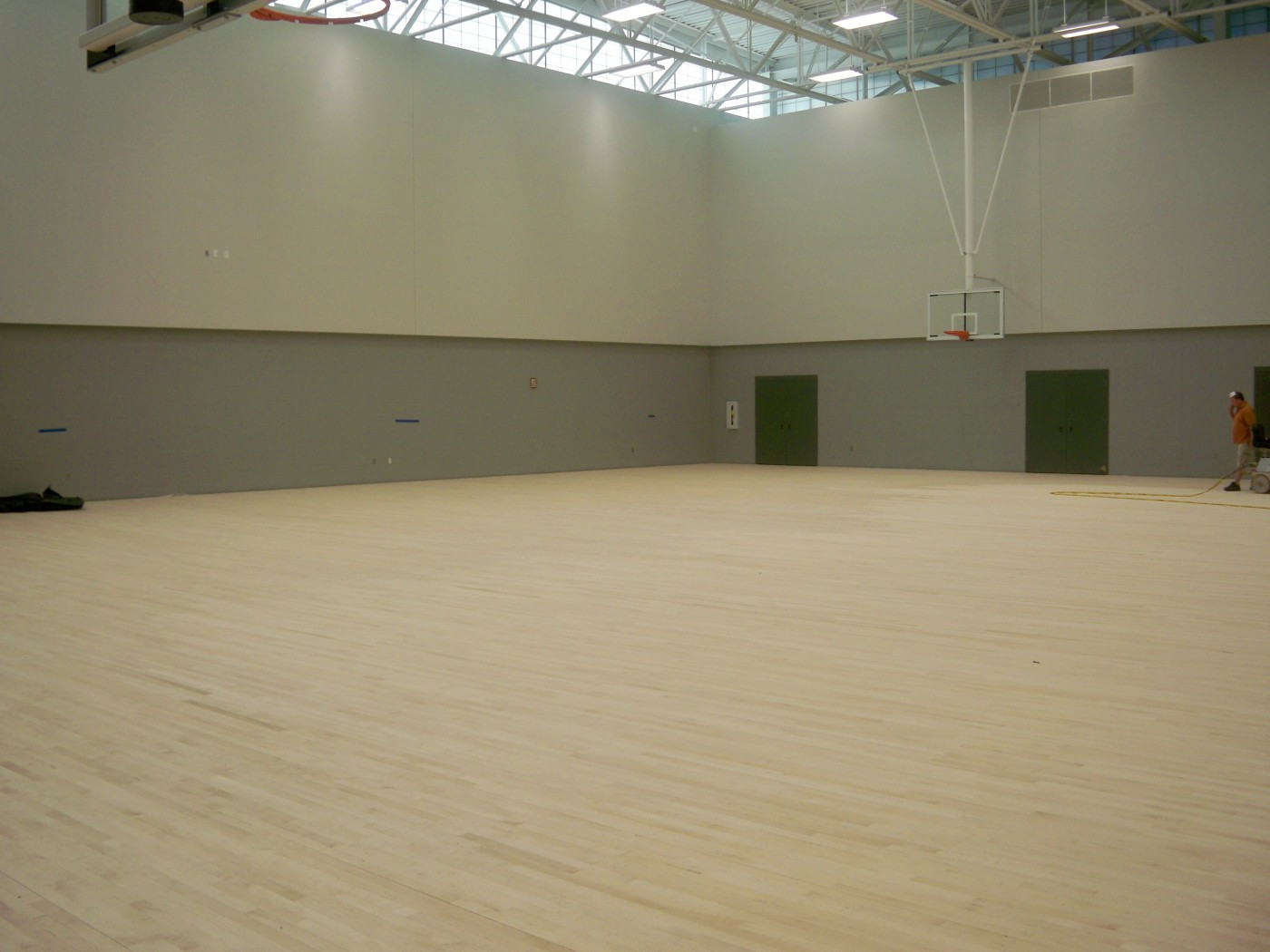 Practice court in the Zelnak Center - September 28, 2009