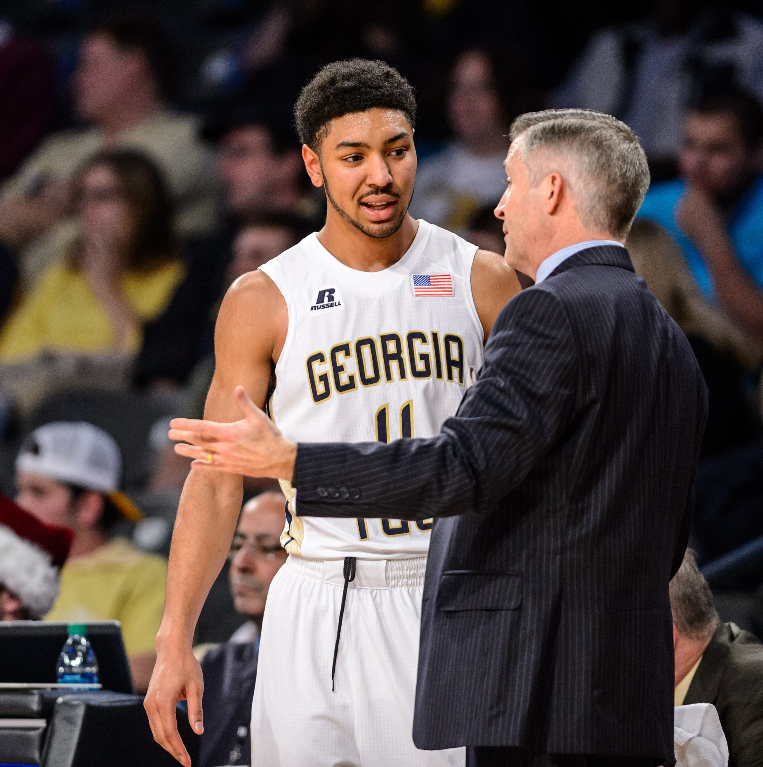 Coach Brian Gregory, Josh Heath (11)