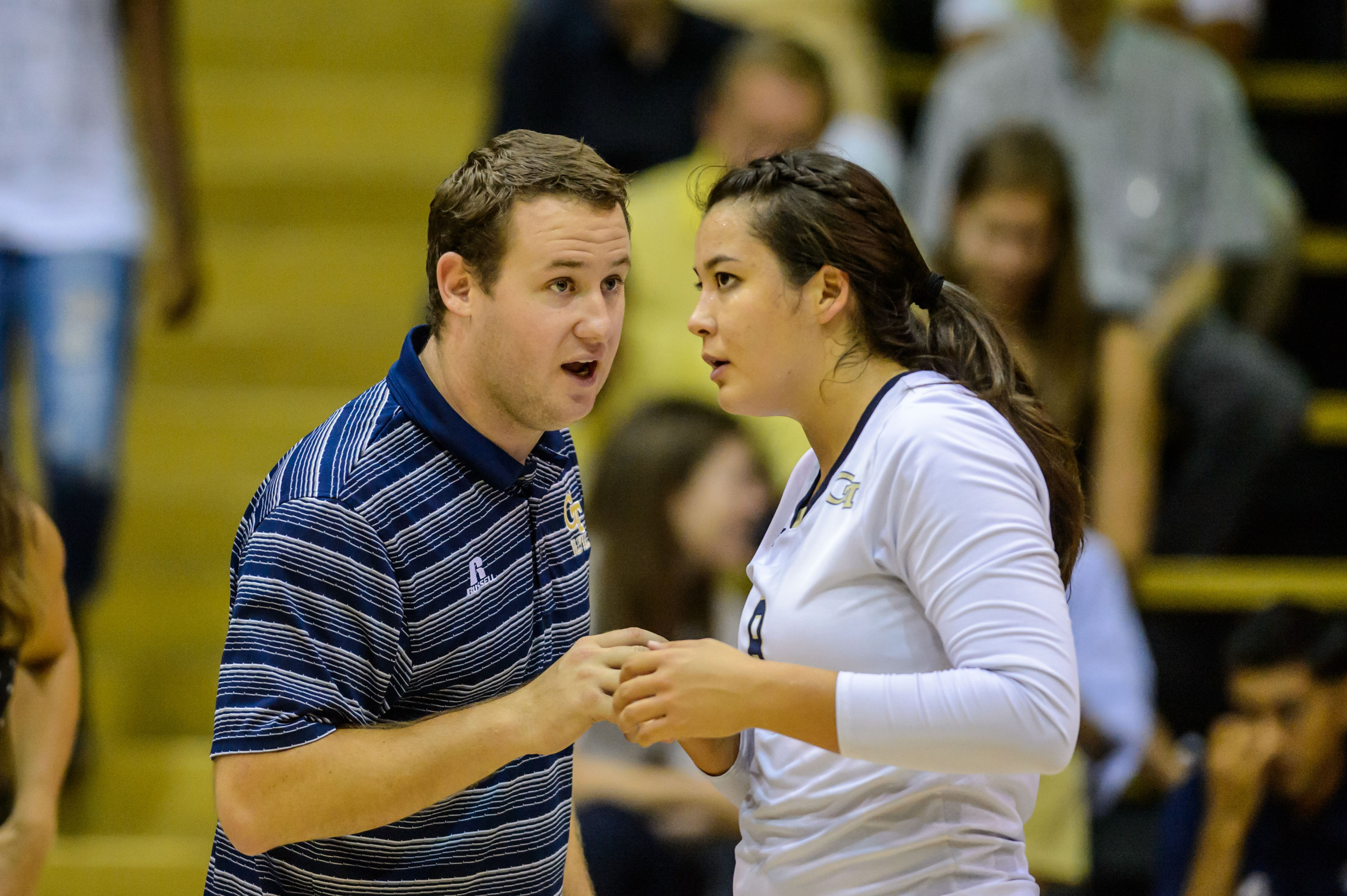 Rebecca Martin (8), Assistant Coach Taylor McColskey
