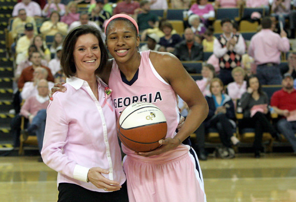Alex Montgomery (right) with SWA Theresa Wenzel