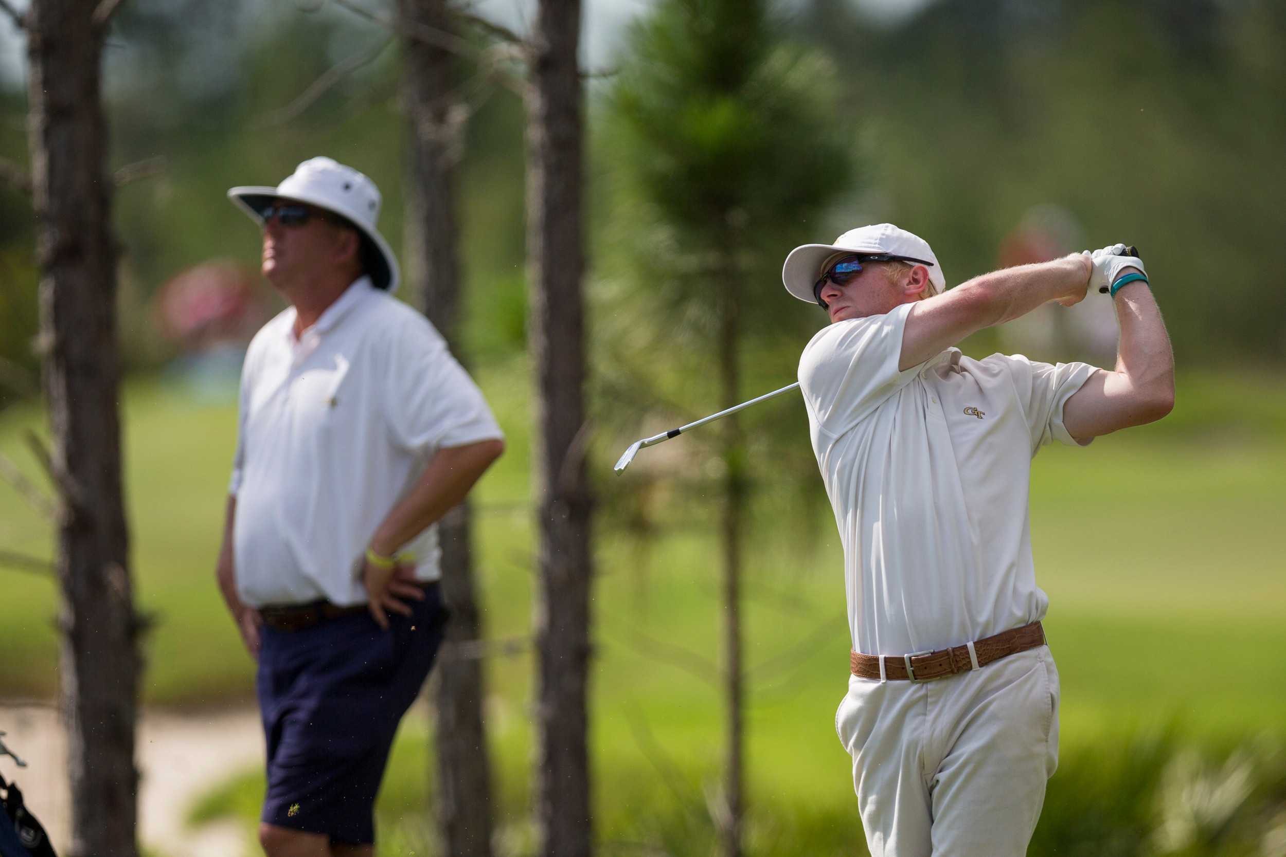 Anders Albertson during the opening round of the NCAA Championship, May 29, 2015, The Concession Golf Club, Bradenton, Fla.
