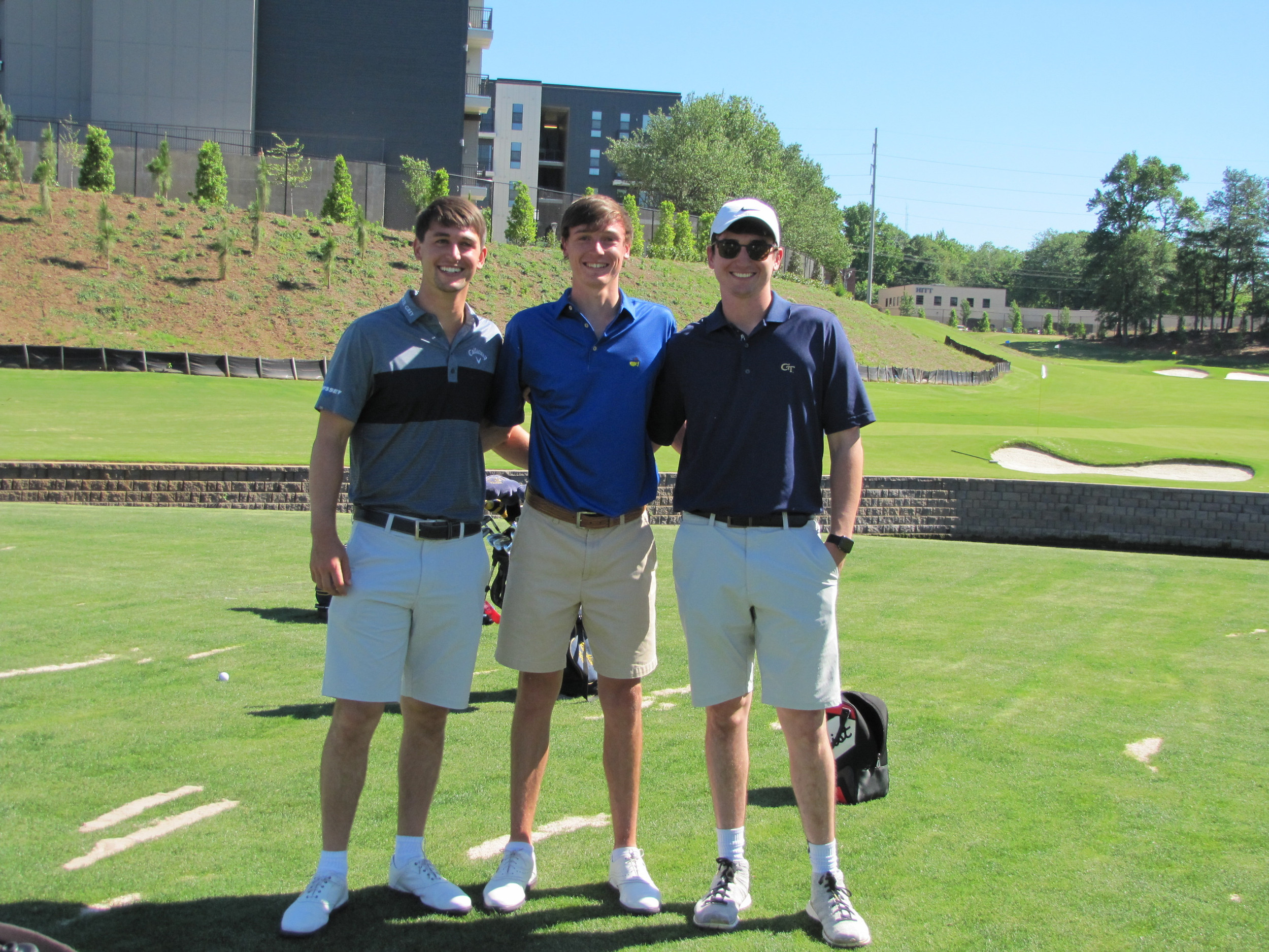 Ollie, Luke and Ben Schniederjans - Noonan Golf Facility, May 2, 2017
