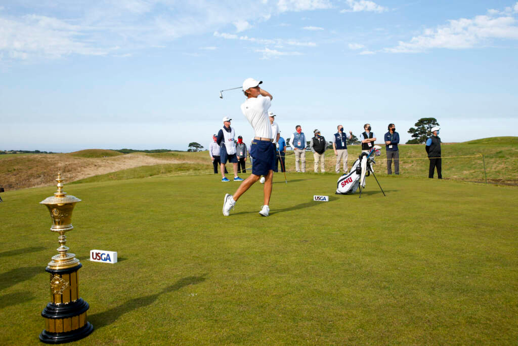 Tyler Strafaci - U.S. Amateur championship match, morning round, August 16, 2020
