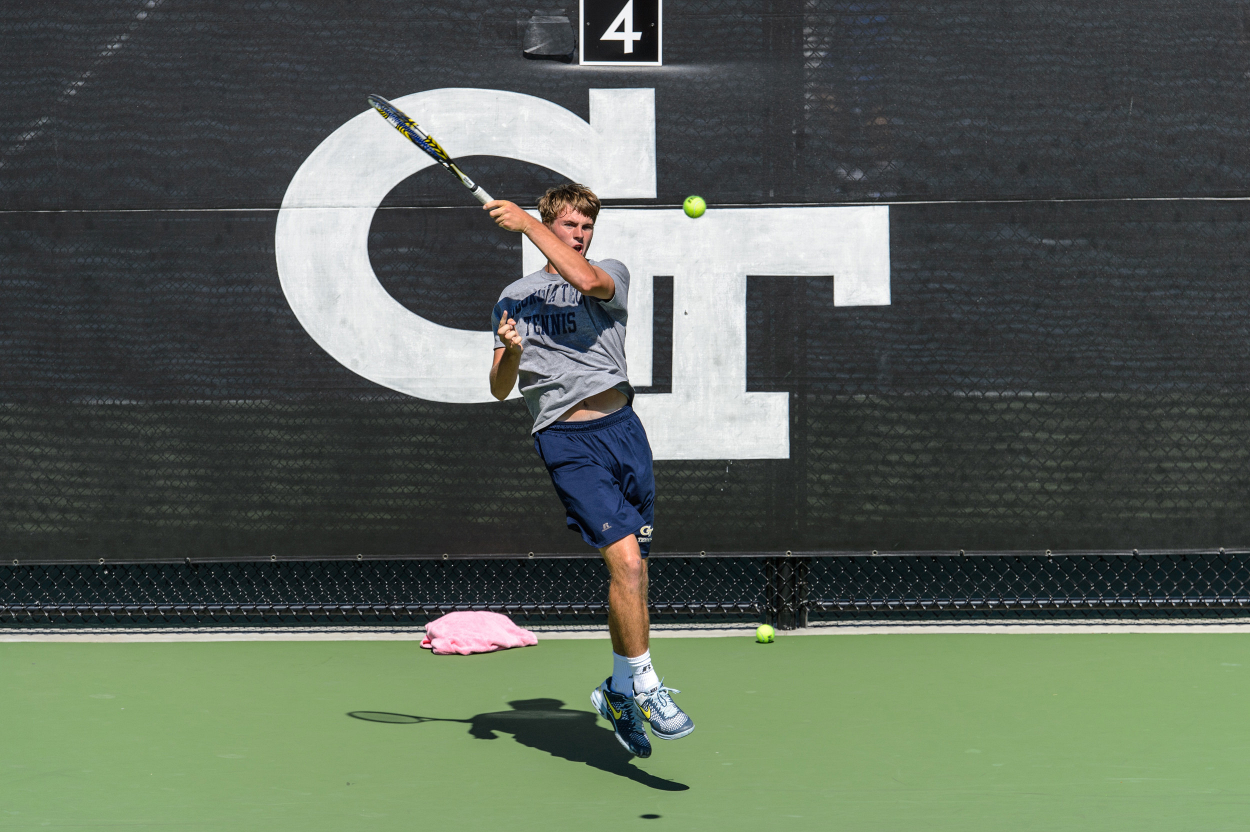 Cole Fiegel at the 2013 USTA/ITA Southeast Regional, Ken Byers Tennis Center