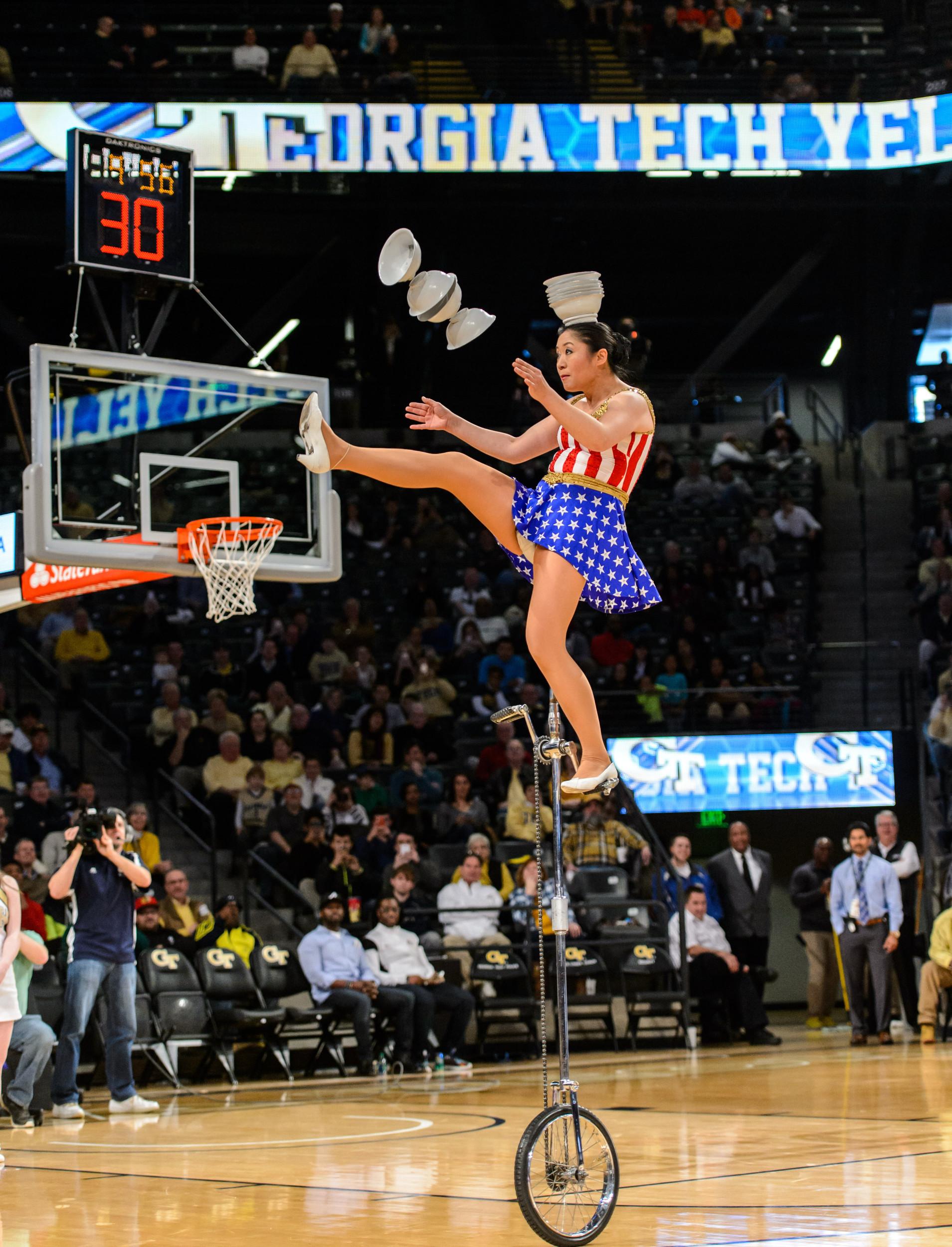 Red Panda performed at halftime