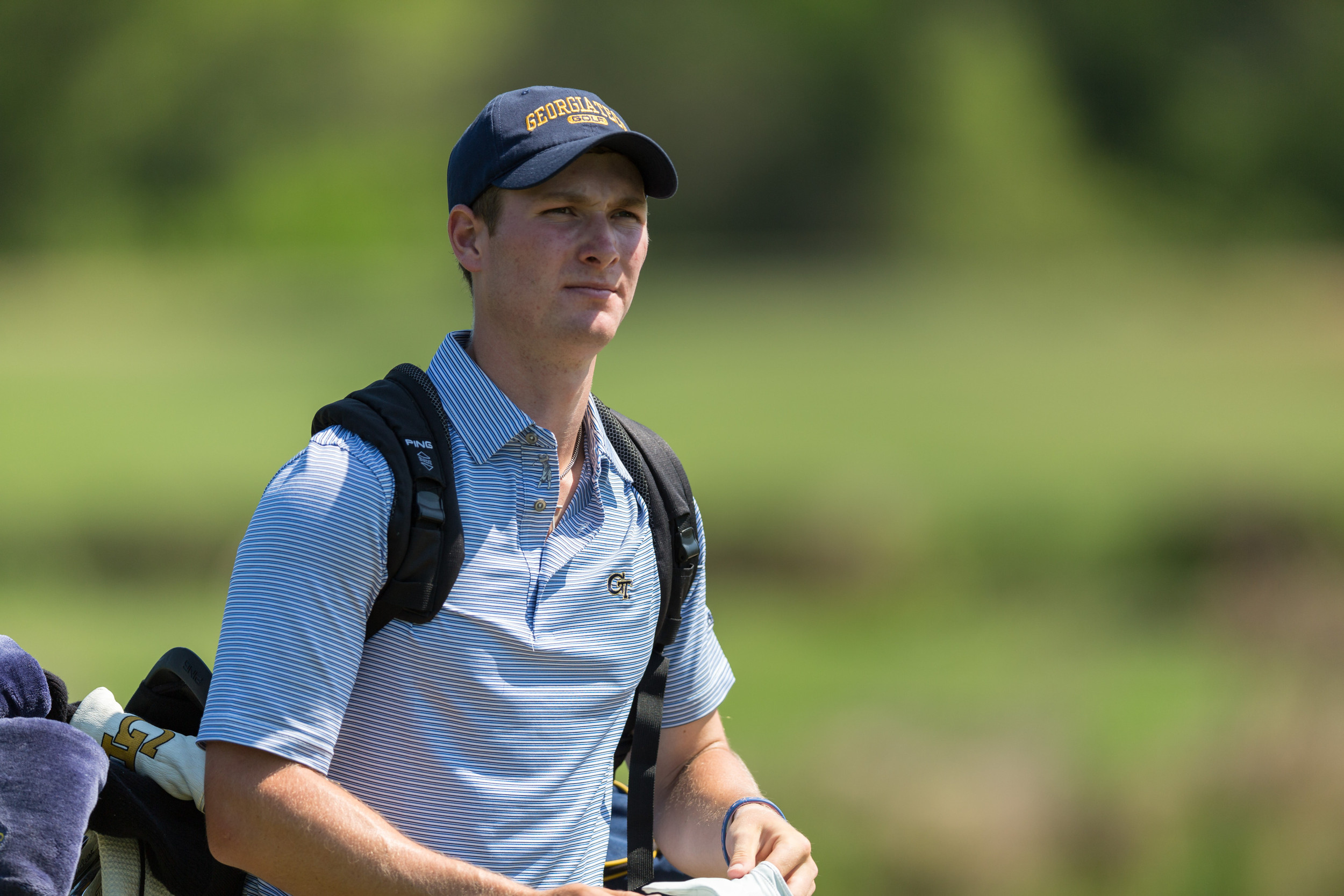 Vincent Whaley during the first round of the ACC Men's Golf Championship, Musgrove Mill Golf Club, Clinton, S.C., April 21, 2017