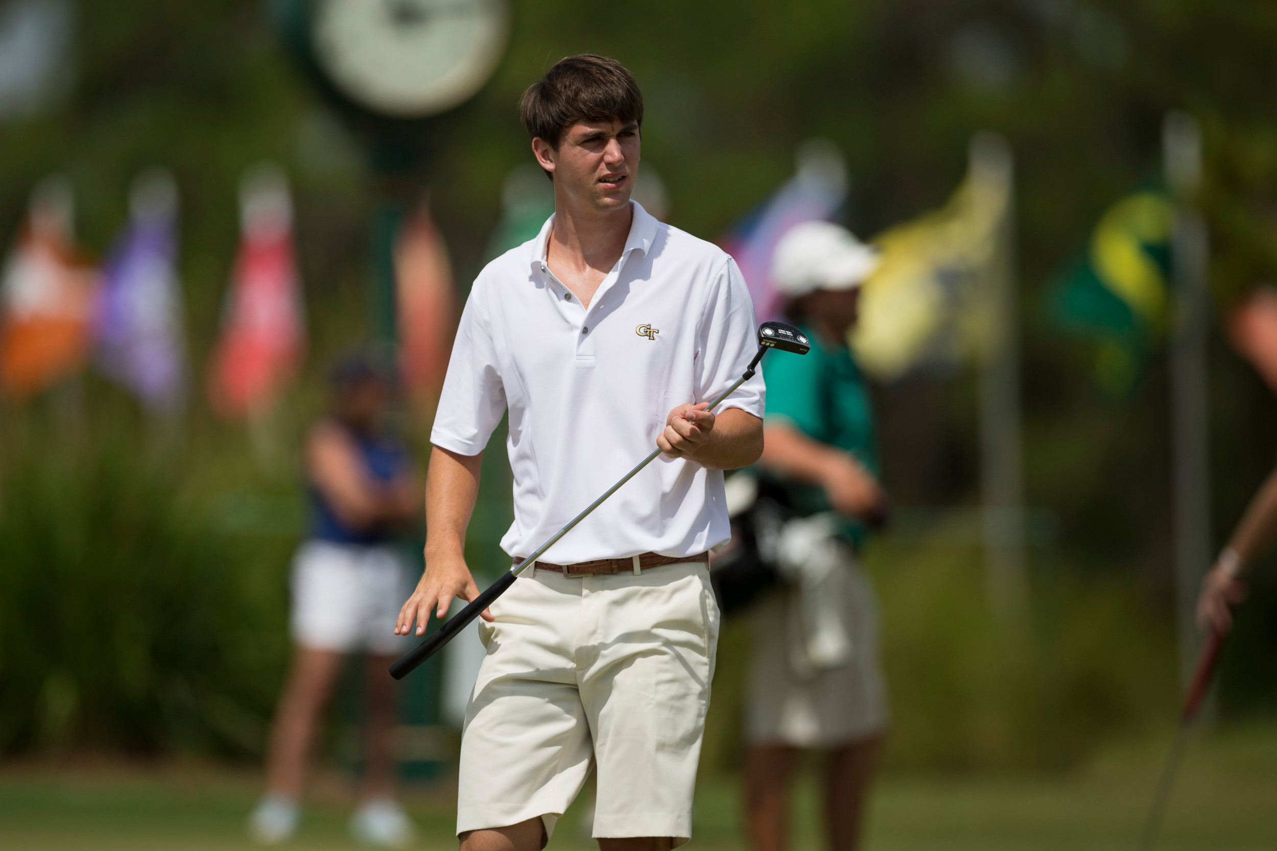 Ollie Schniederjans during the fourth round of the NCAA Golf Championship, June 1, 2015