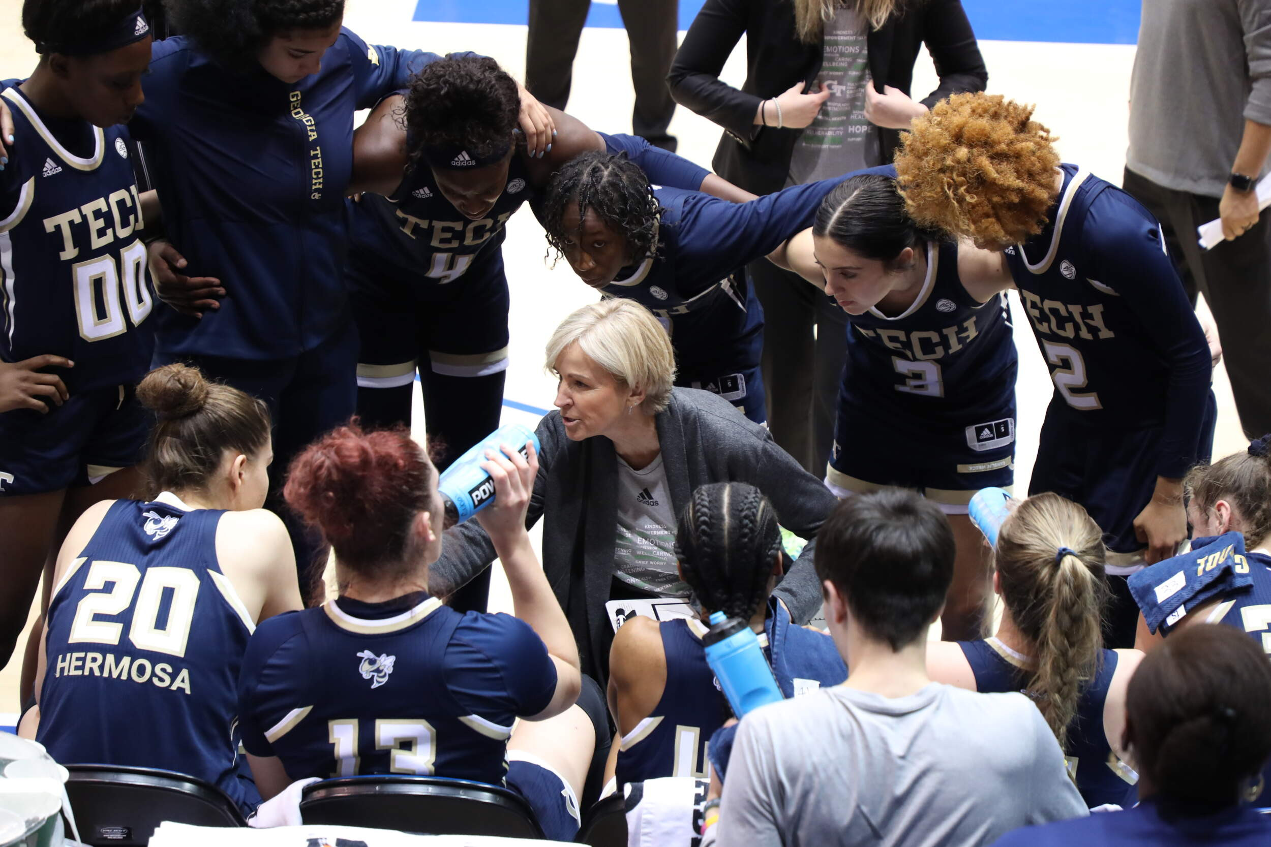 Huddle at Duke
