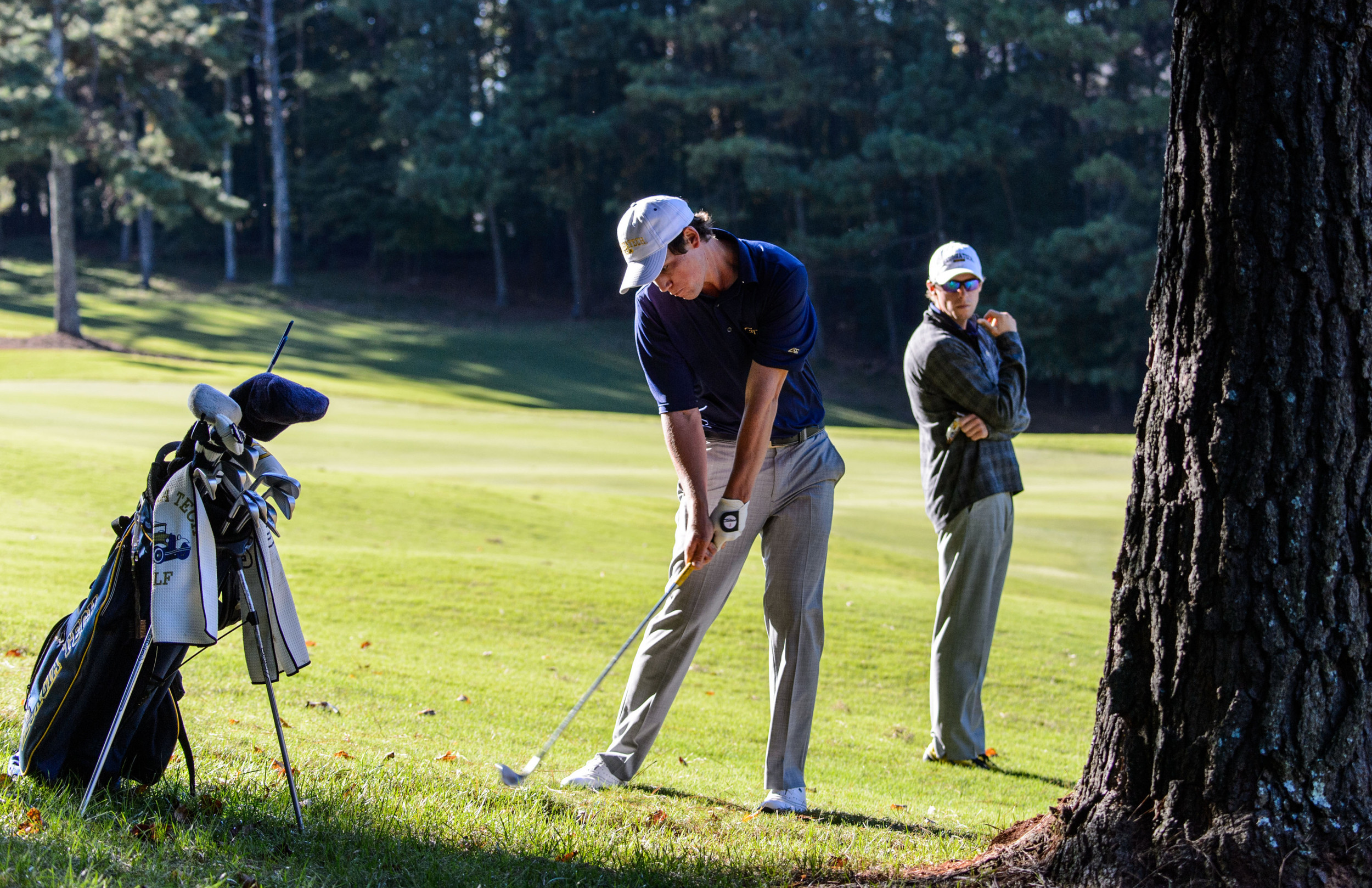 Michael Pisciotta during the final round of the United States Collegiate Championship at the Golf Club of Georgia, October 18, 2015