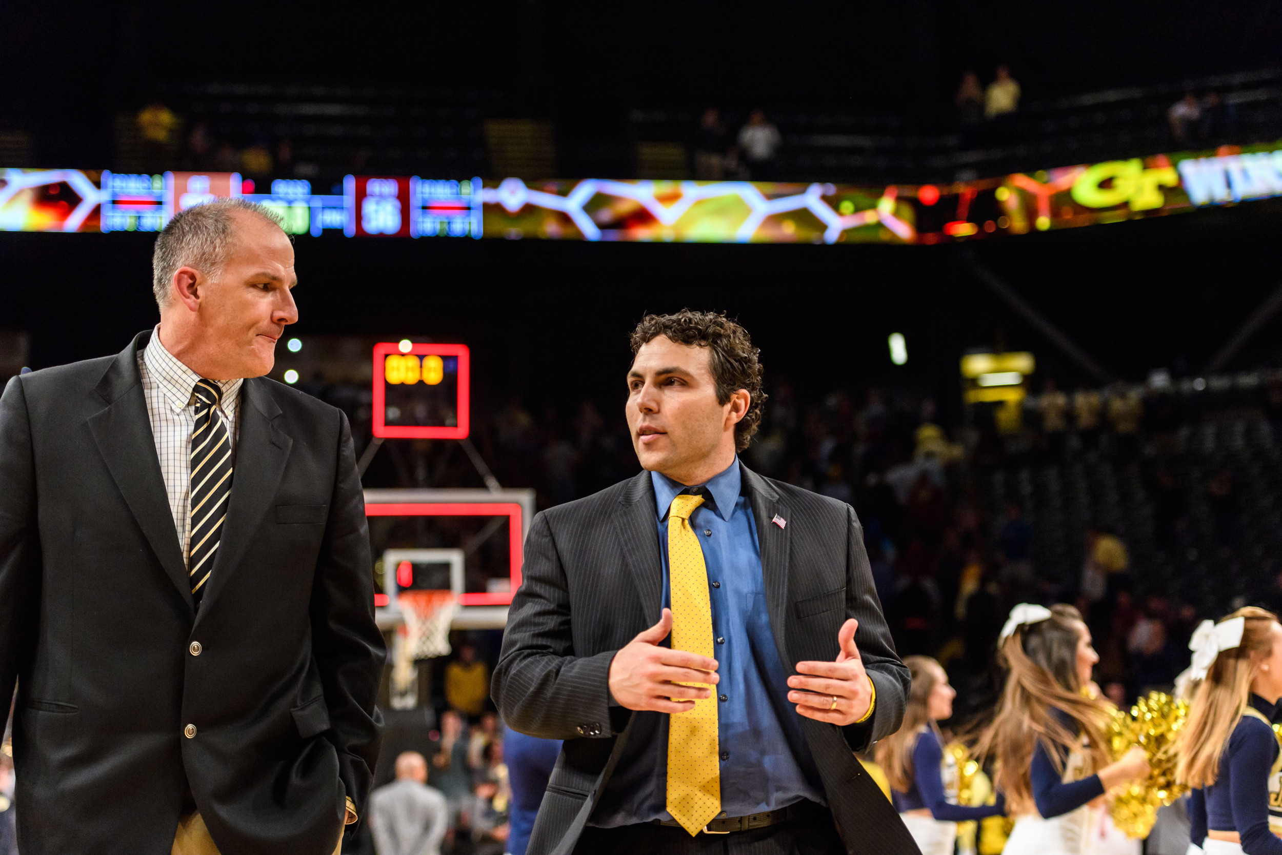 Coach Josh Pastner, Assistant Coach Eric Reveno