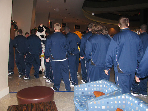 Yellow Jackets at the Georgia Power Football Feud