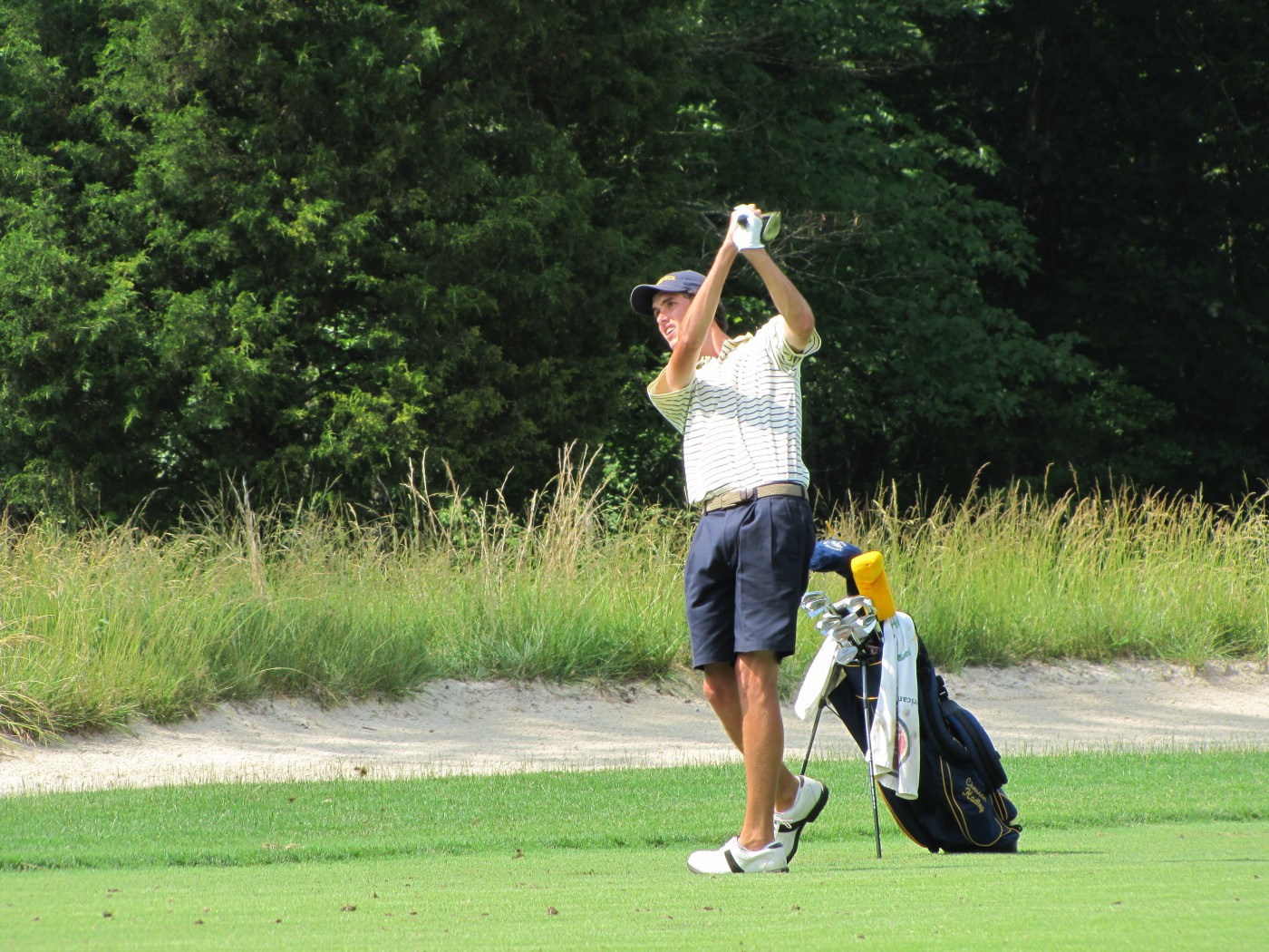 Chesson Hadley during round 3 of the NCAA Golf Championship in Ooltewah, Tenn.