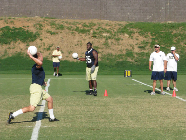 Georgia Tech Football Practice and Dodgeball Tournament (August 8)