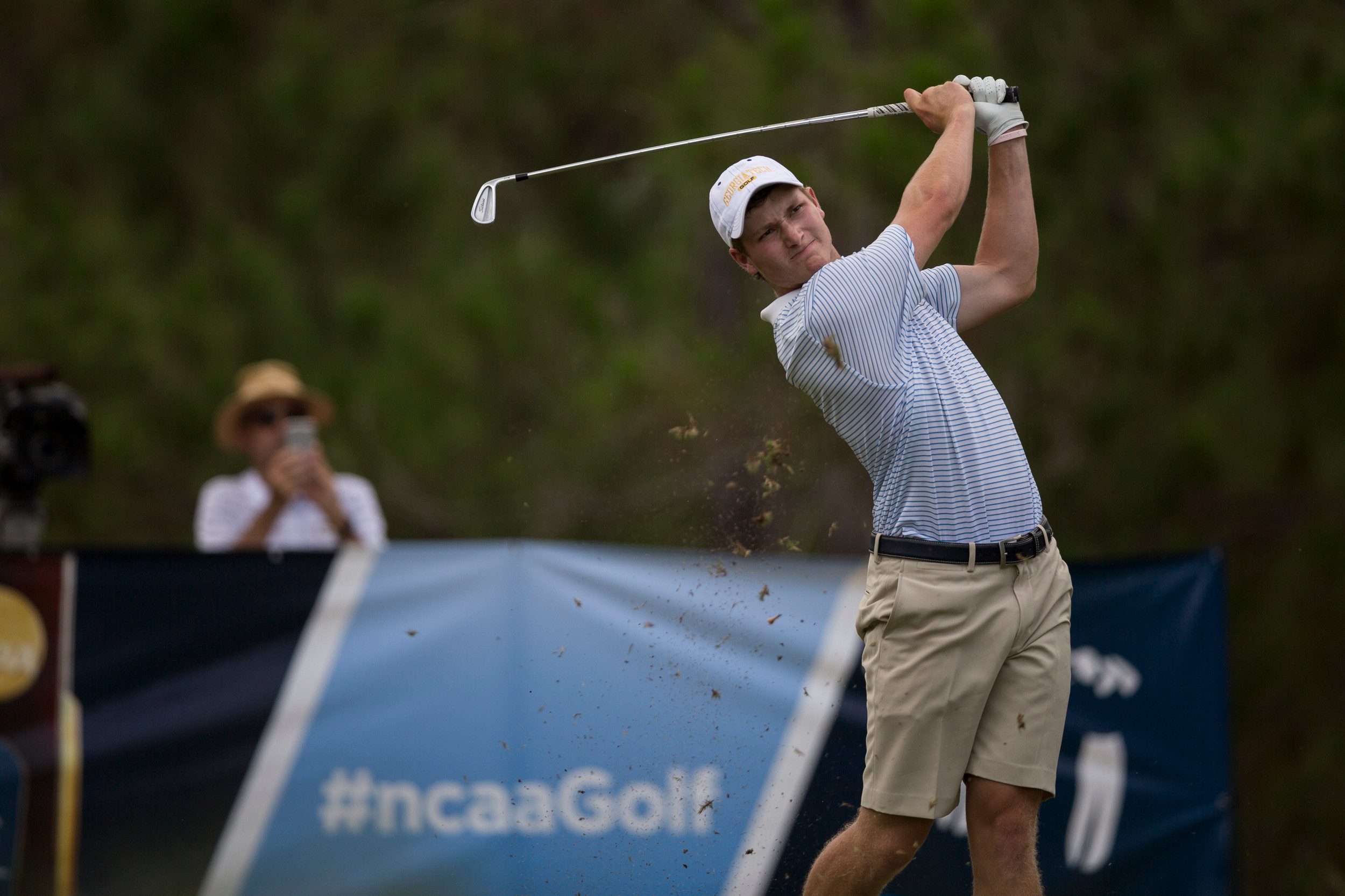 Vincent Whaley during the third round of the NCAA Championship, May 31, 2015, Bradendon, Fla.