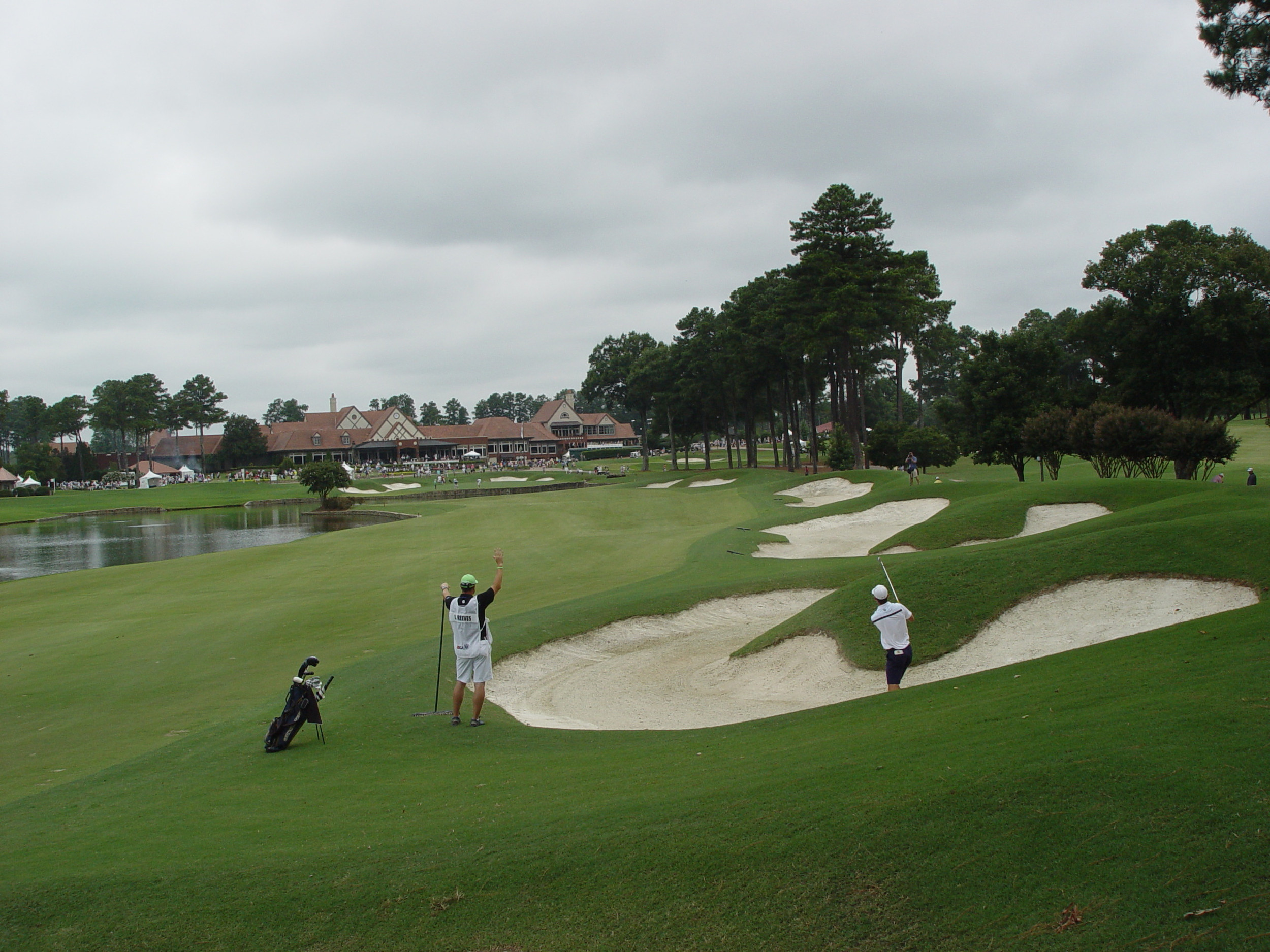 Seth Reeves during the first round of the U.S. Amateur, August 11, 2014. He shot 73 on the Highlands Course.