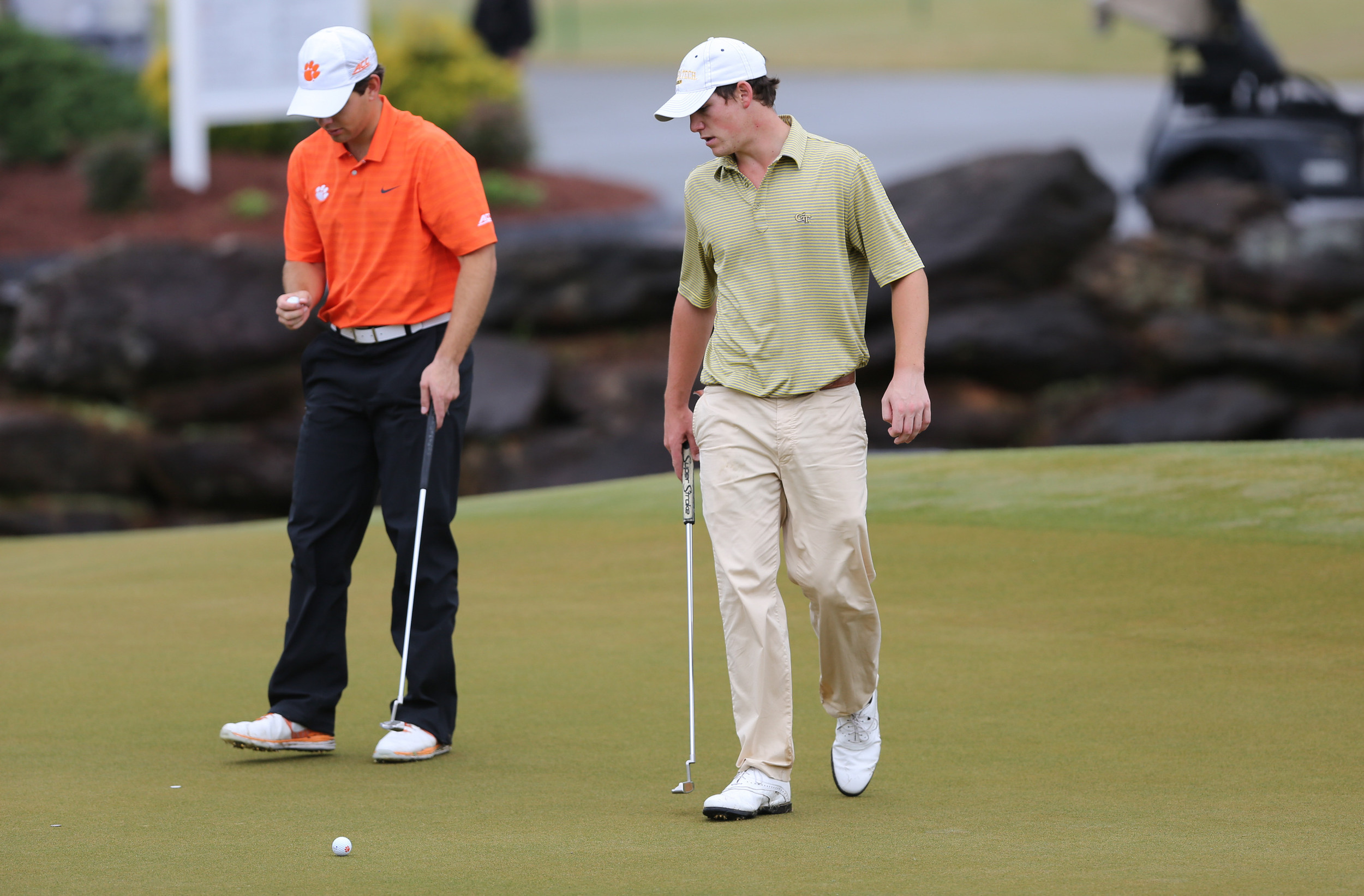 Michael Pisciotta during the first round of the Clemson Invitational, April 1, 2016