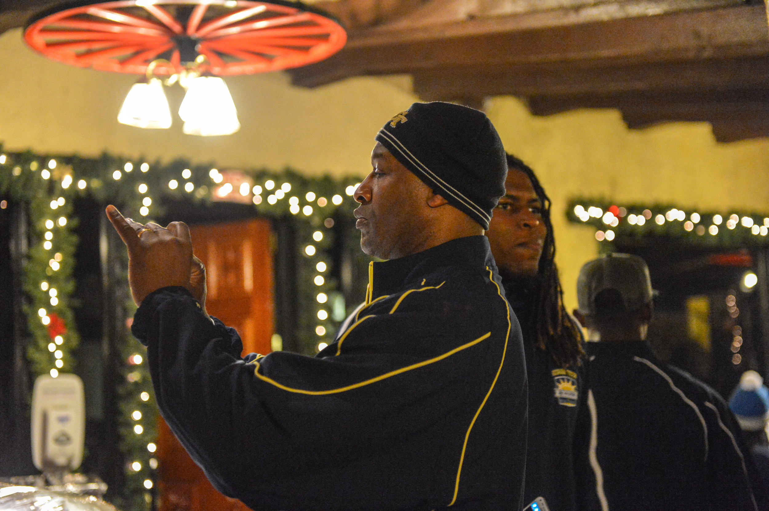 The players enjoyed a delicious steak dinner from Cattleman's Steakhouse in El Paso as part of bowl activities for the 2012 Hyundai Sun Bowl.