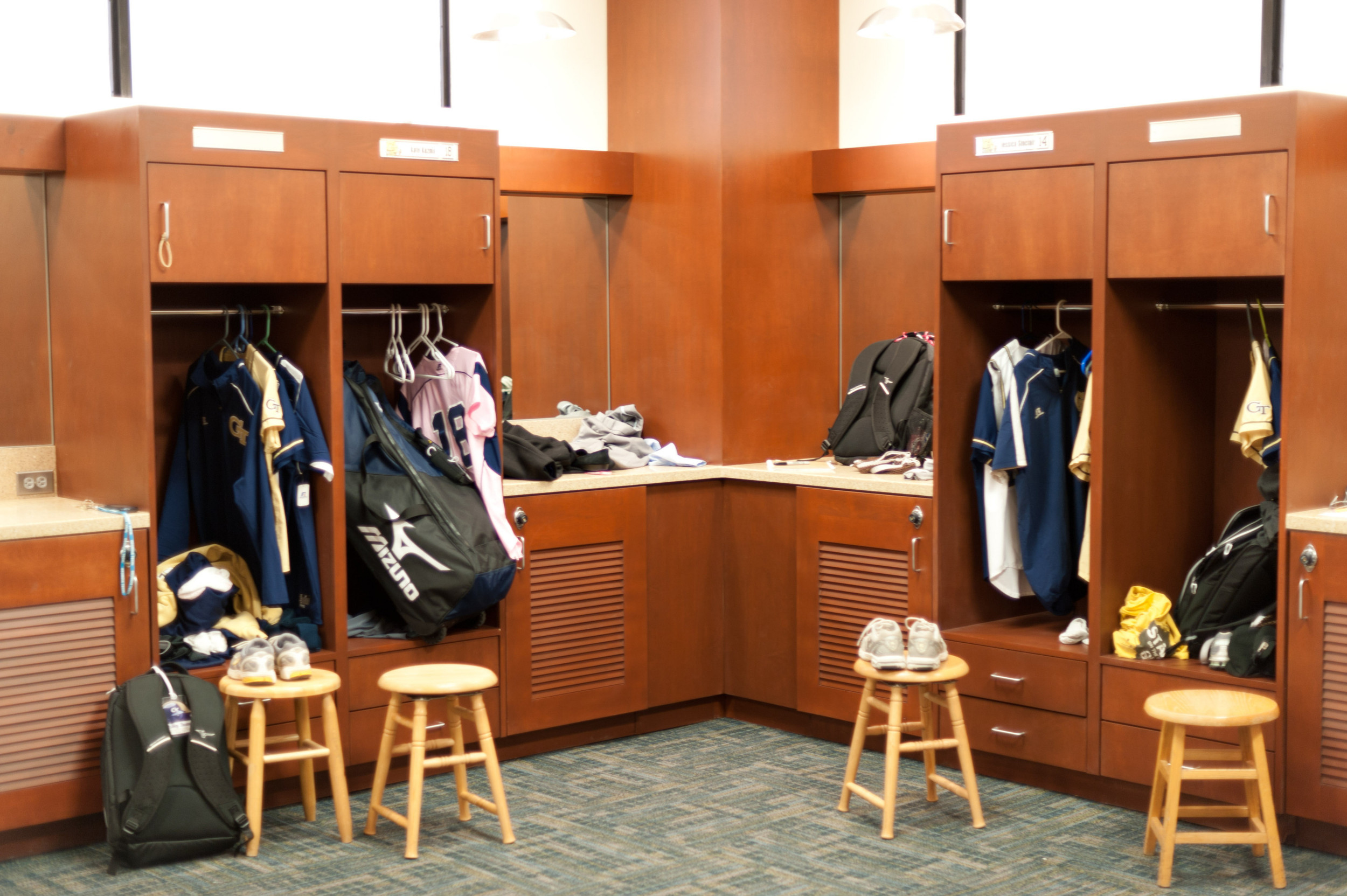 locker room