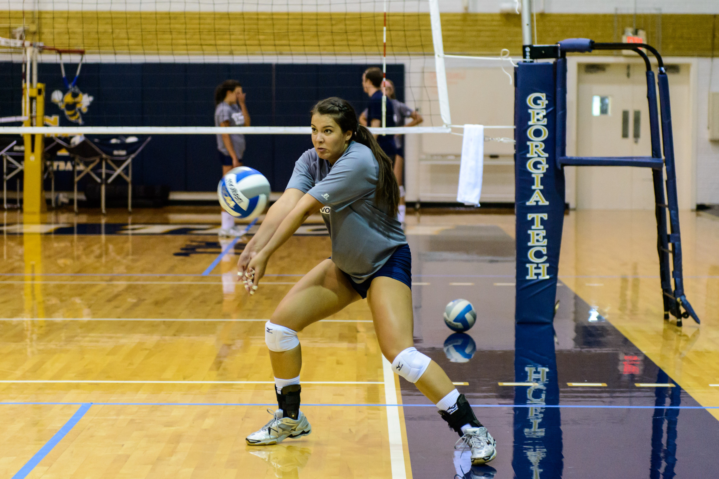 First GT Volleyball practice of 2013.