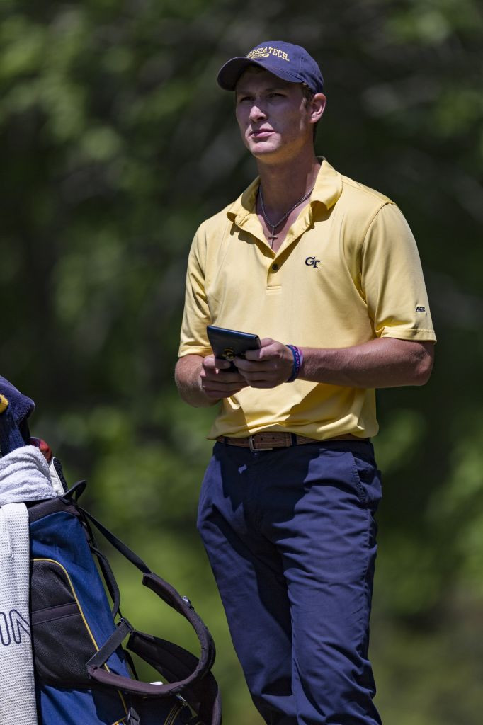 Vincent Whaley during the second round of the ACC Golf Championship at the Old North State Club, New London, N.C.