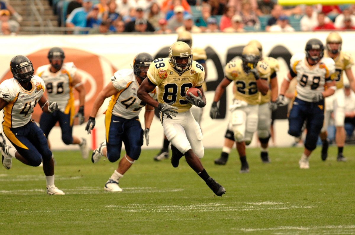 James Johnson with a 41-yard reception.