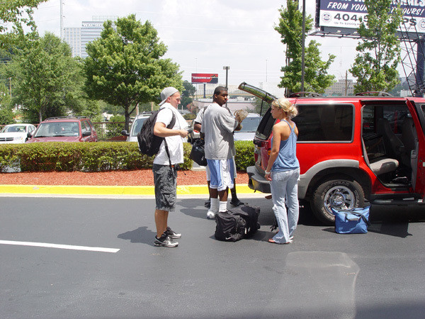 Players arrive for the start of fall camp (July 22, 2008)