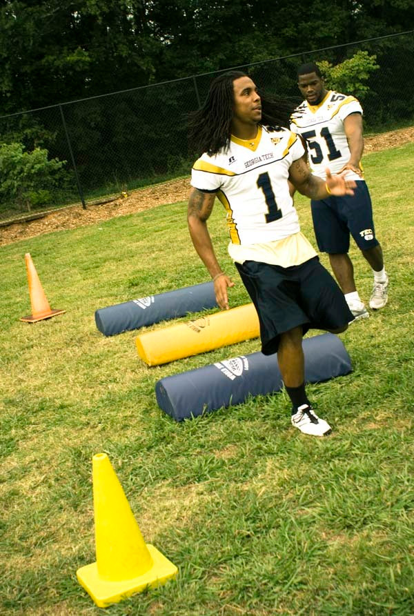 GT Football at Boys & Girls Club of America (7/23/09)