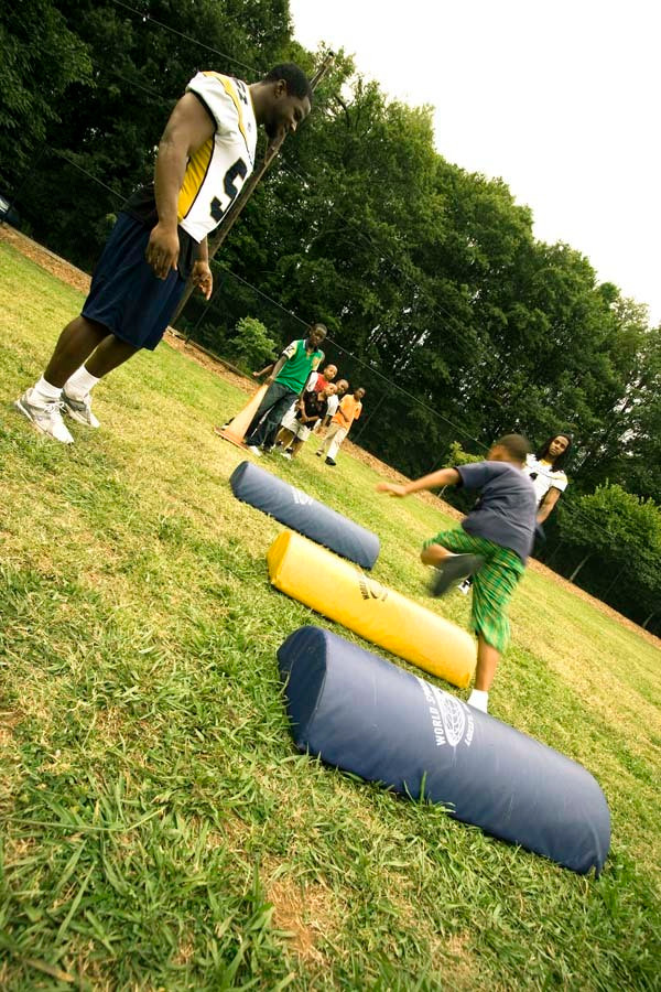 GT Football at Boys & Girls Club of America (7/23/09)