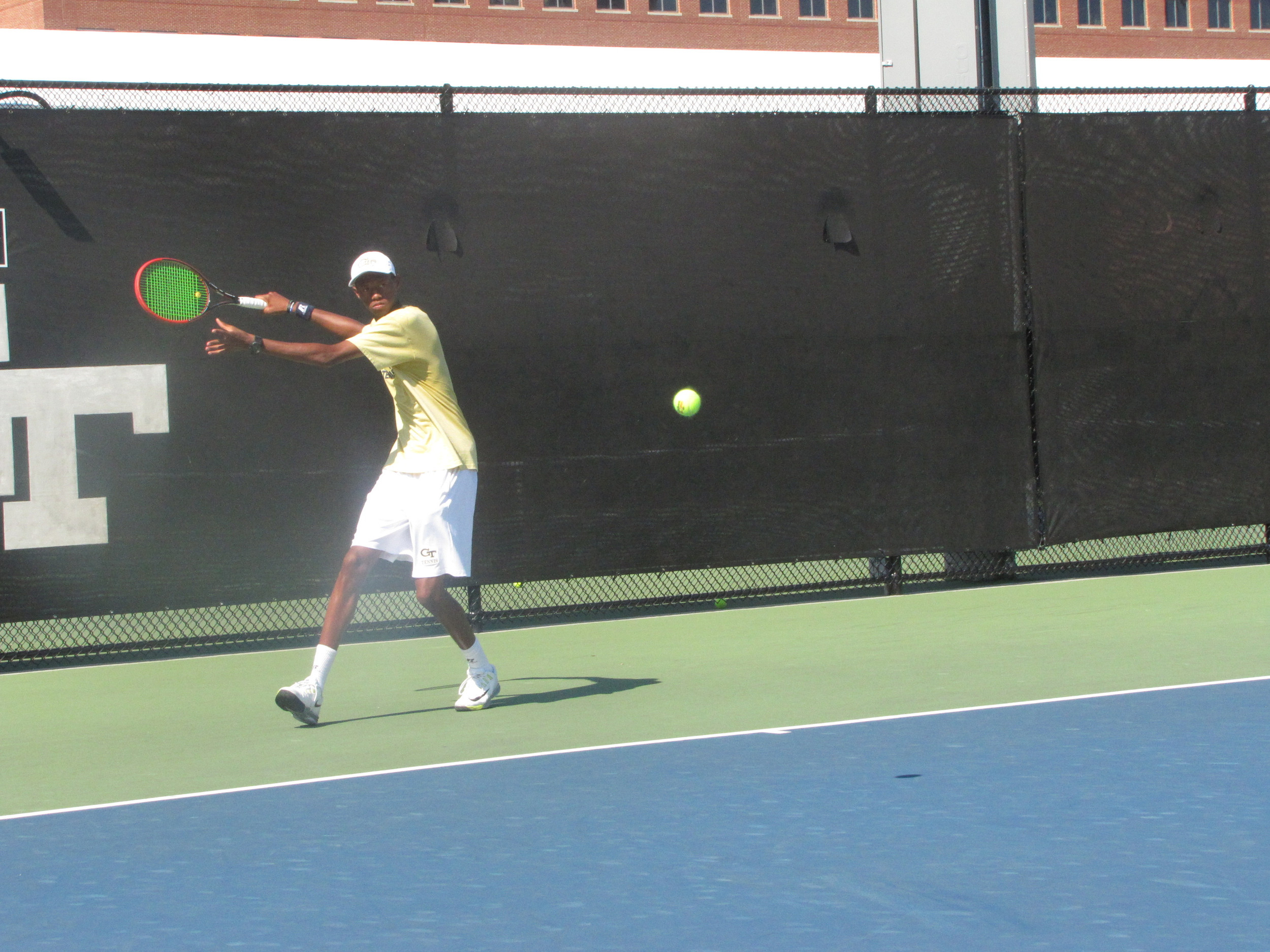 Christopher Eubanks at practice, August 27, 2014