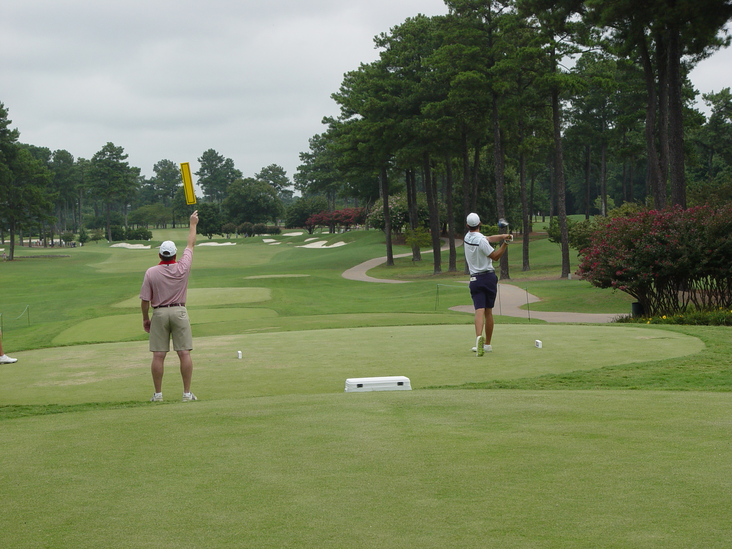 Seth Reeves during the first round of the U.S. Amateur, August 11, 2014. He shot 73 on the Highlands Course.