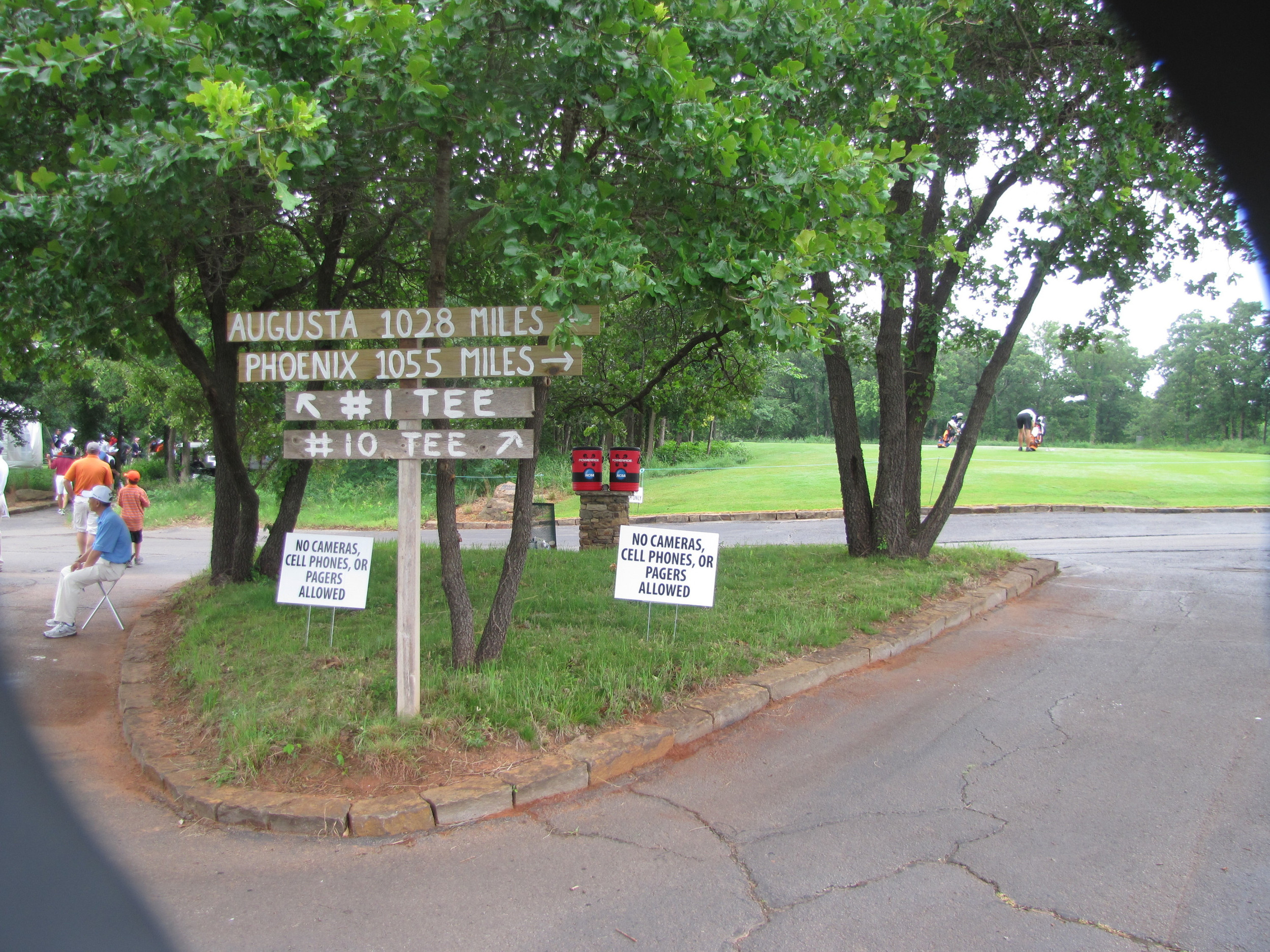 Practice area at Karsten Creek Golf Course at the NCAA Golf Championship