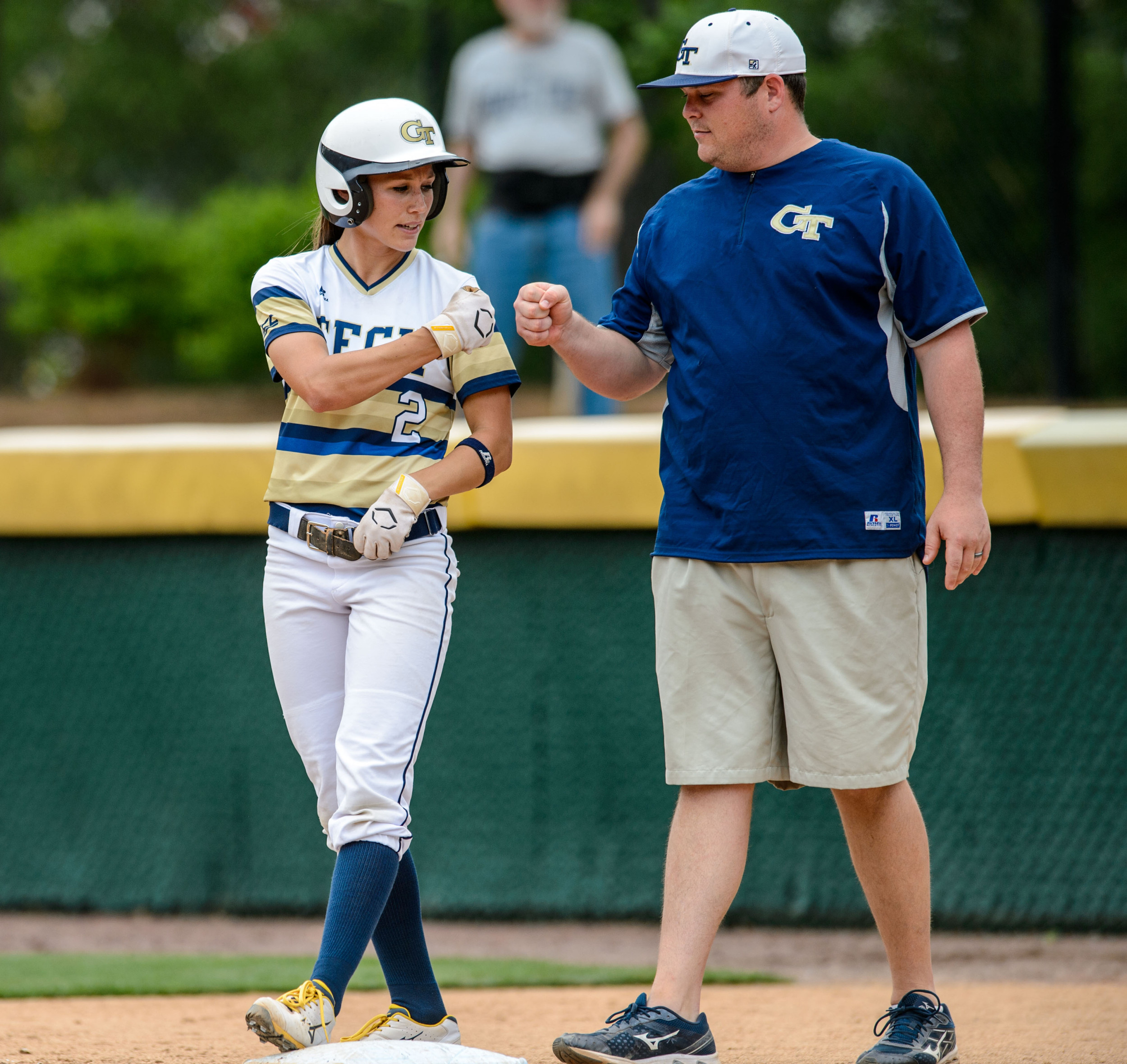 Assistant Coach Jake Jury, Maddie Lionberger (2)