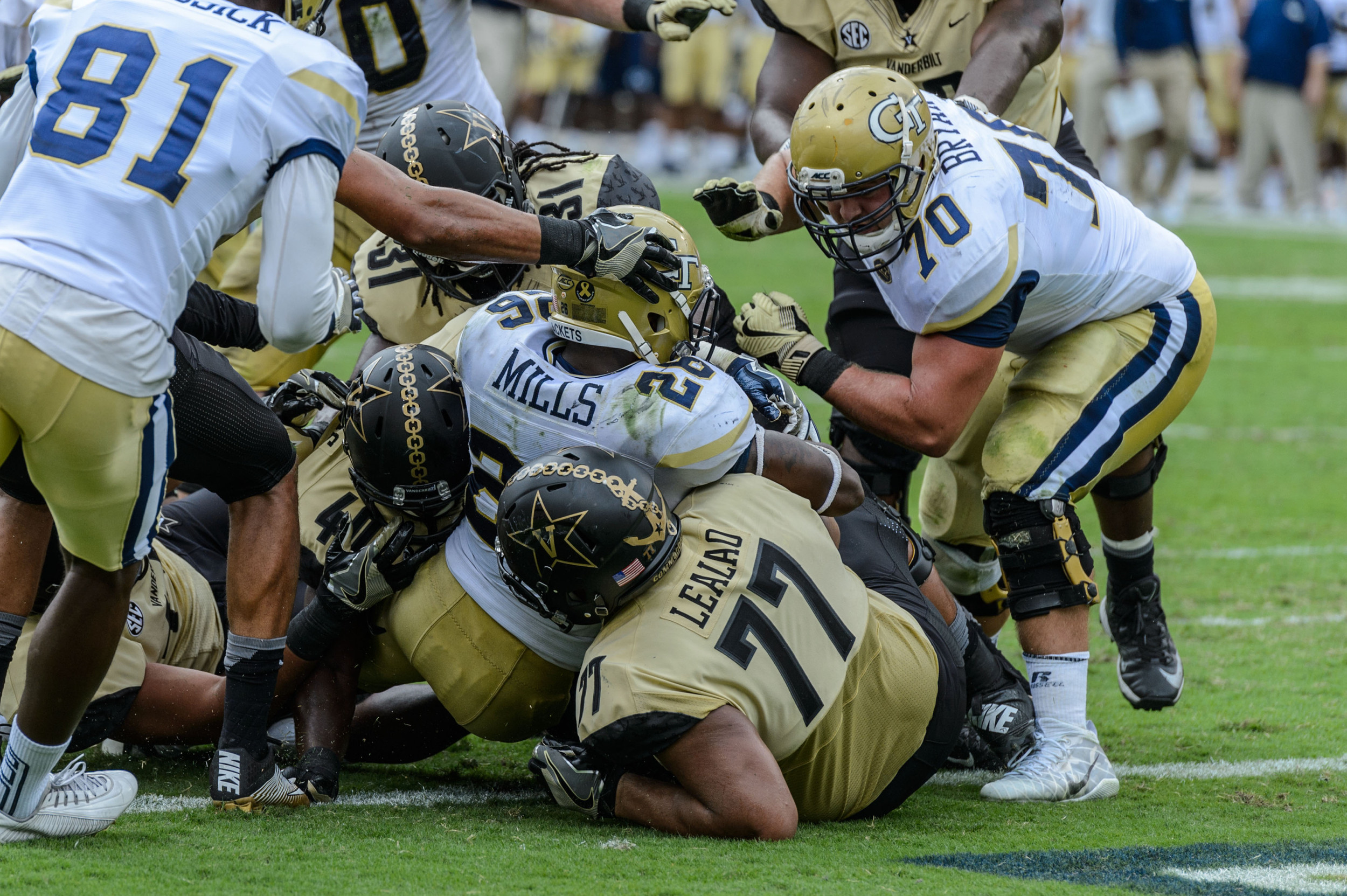 Will Bryan (70), Dedrick Mills (26)